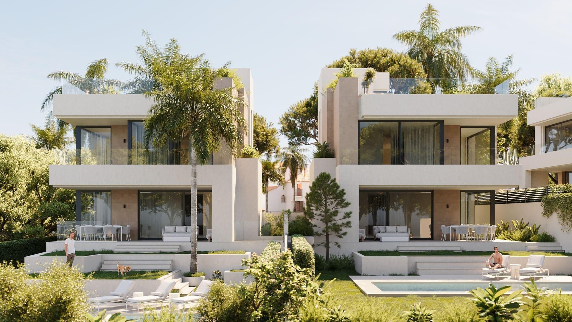 Shower room in new-build villa, Hacienda, Marbella