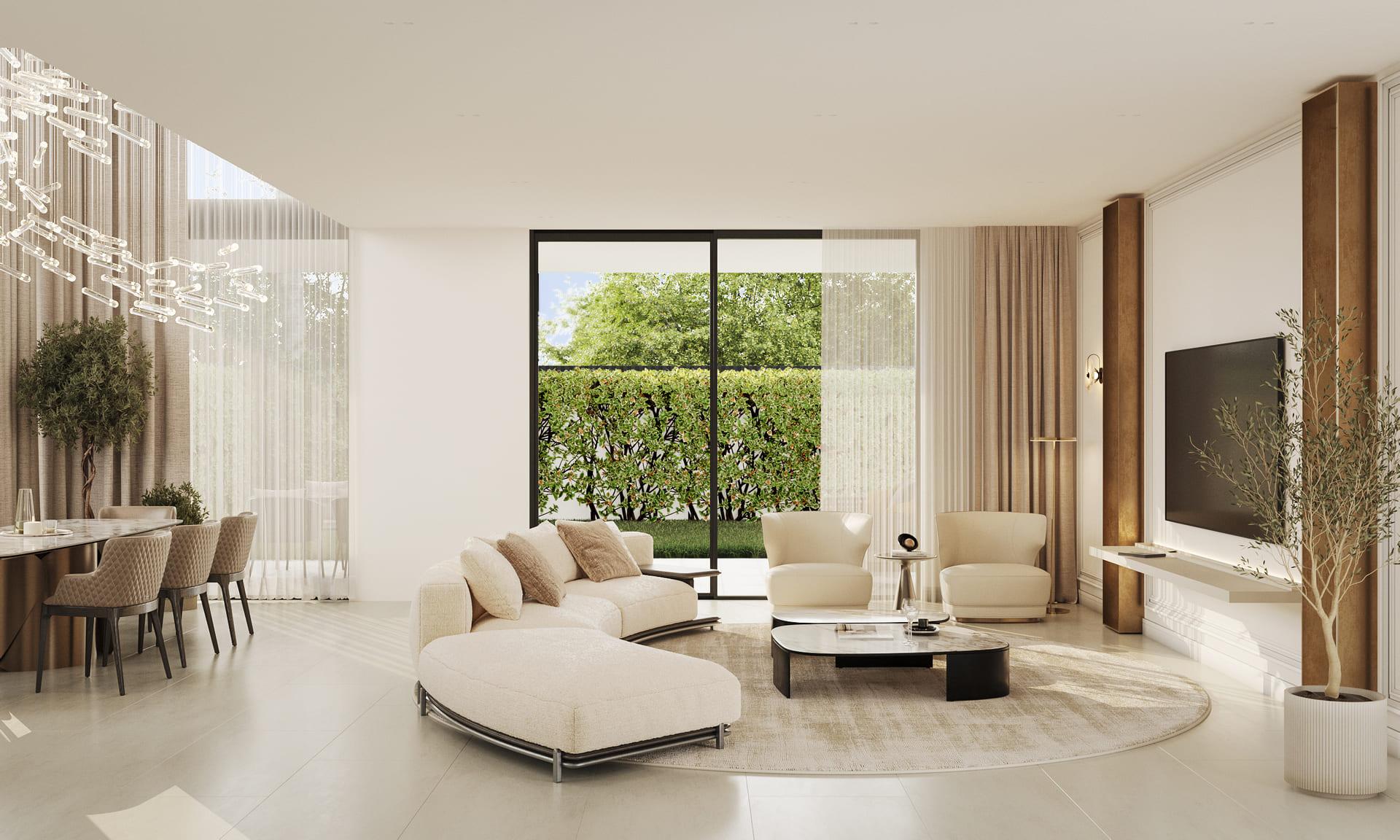 Landscaped garden in new-build villa on 500m2 plot, Hacienda, Marbella