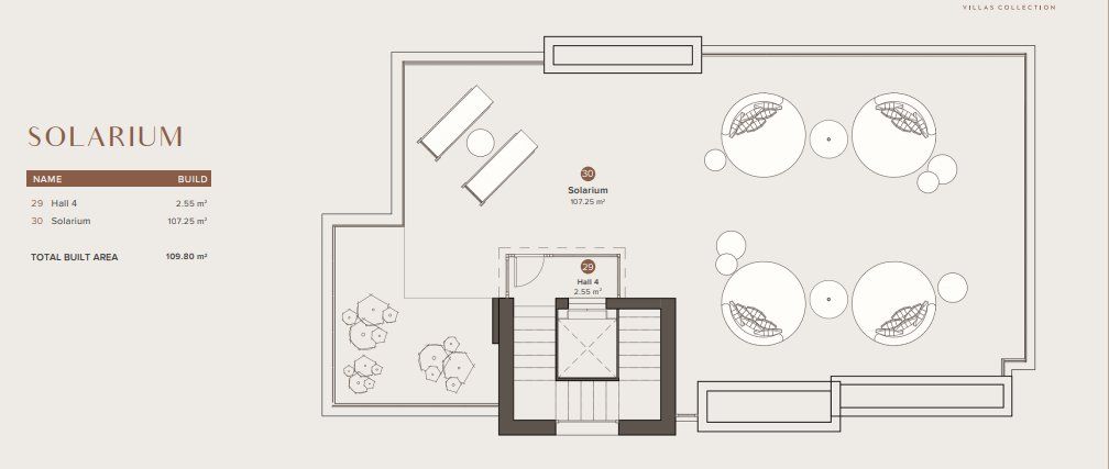Site plan of new-build villa on 500m2 plot, Hacienda, Marbella