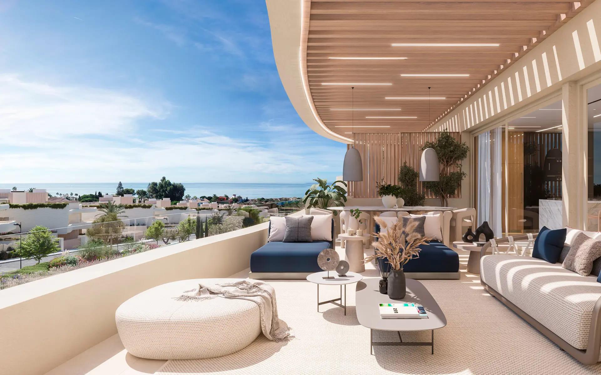 Master bedroom in 4-bedroom townhouse, Santa Clara, Marbella
