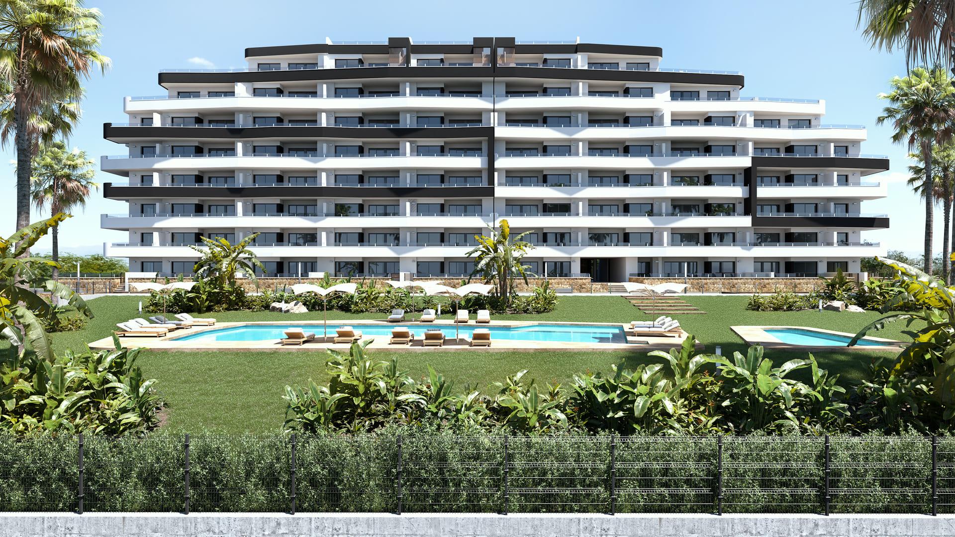 Entrance of the apartment in Pueblo 9, San Miguel De Salinas (view 26)