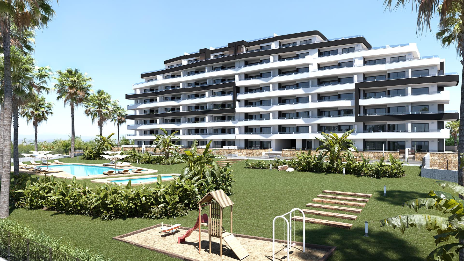 Entrance of the apartment in Pueblo 9, San Miguel De Salinas (view 36)