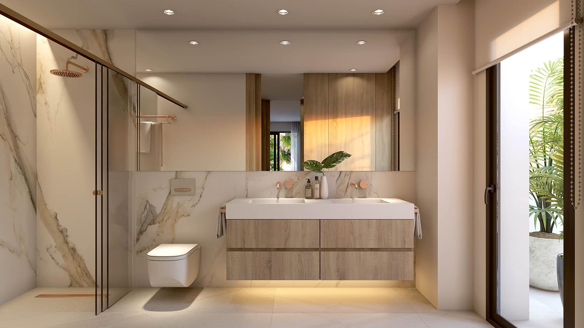 Kitchen worktop and units in new-build villa, Algorfa
