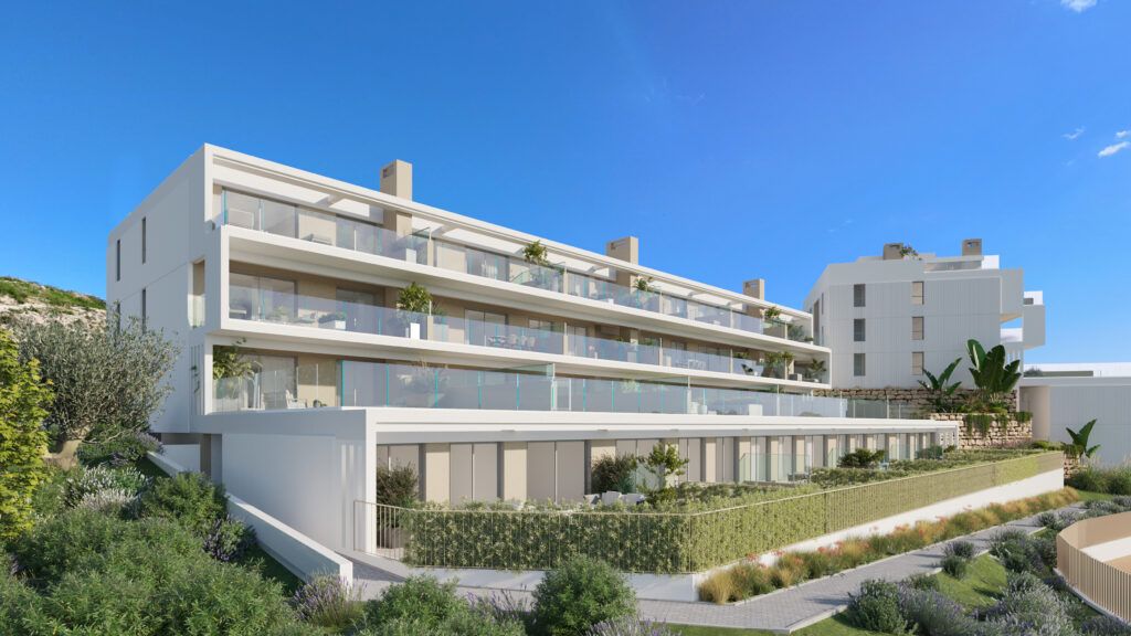 Communal gardens in new-build development, Bel-Air-Cancelada-Saladillo, Estepona