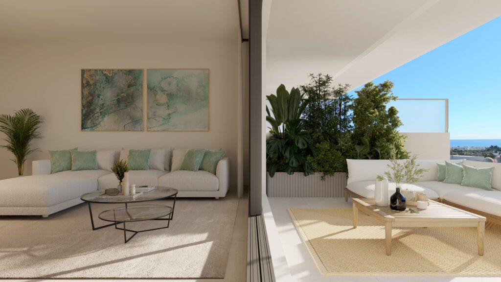 Main bedroom in 3-bedroom new-build apartment, Bel-Air-Cancelada-Saladillo, Estepona
