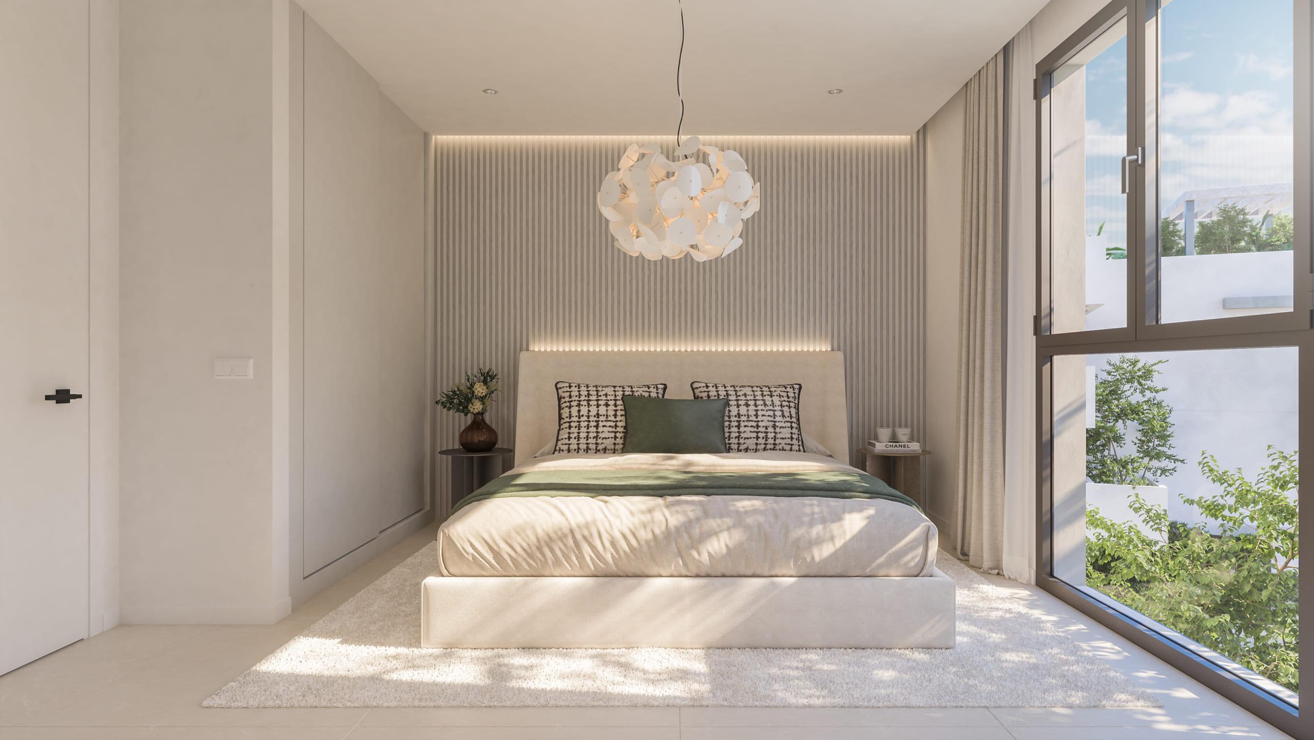 Second bedroom in new-build apartment, Cancelada, Estepona
