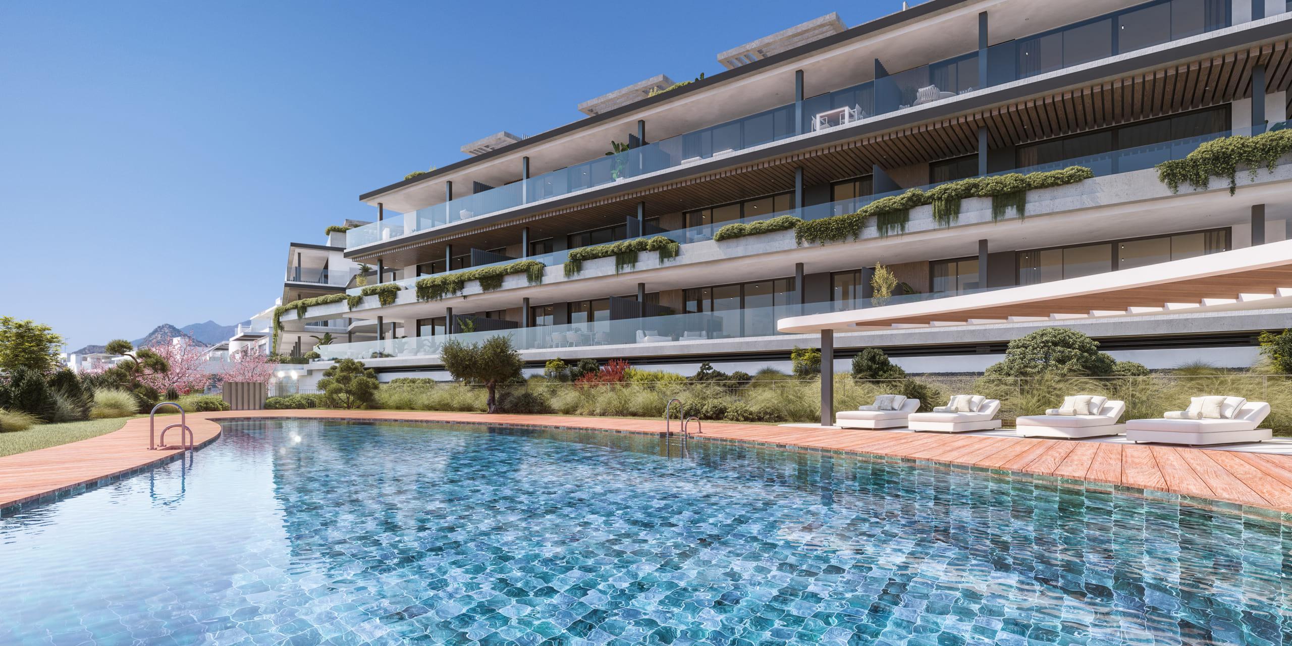 En-suite bathroom in new-build apartment, Cancelada, Estepona