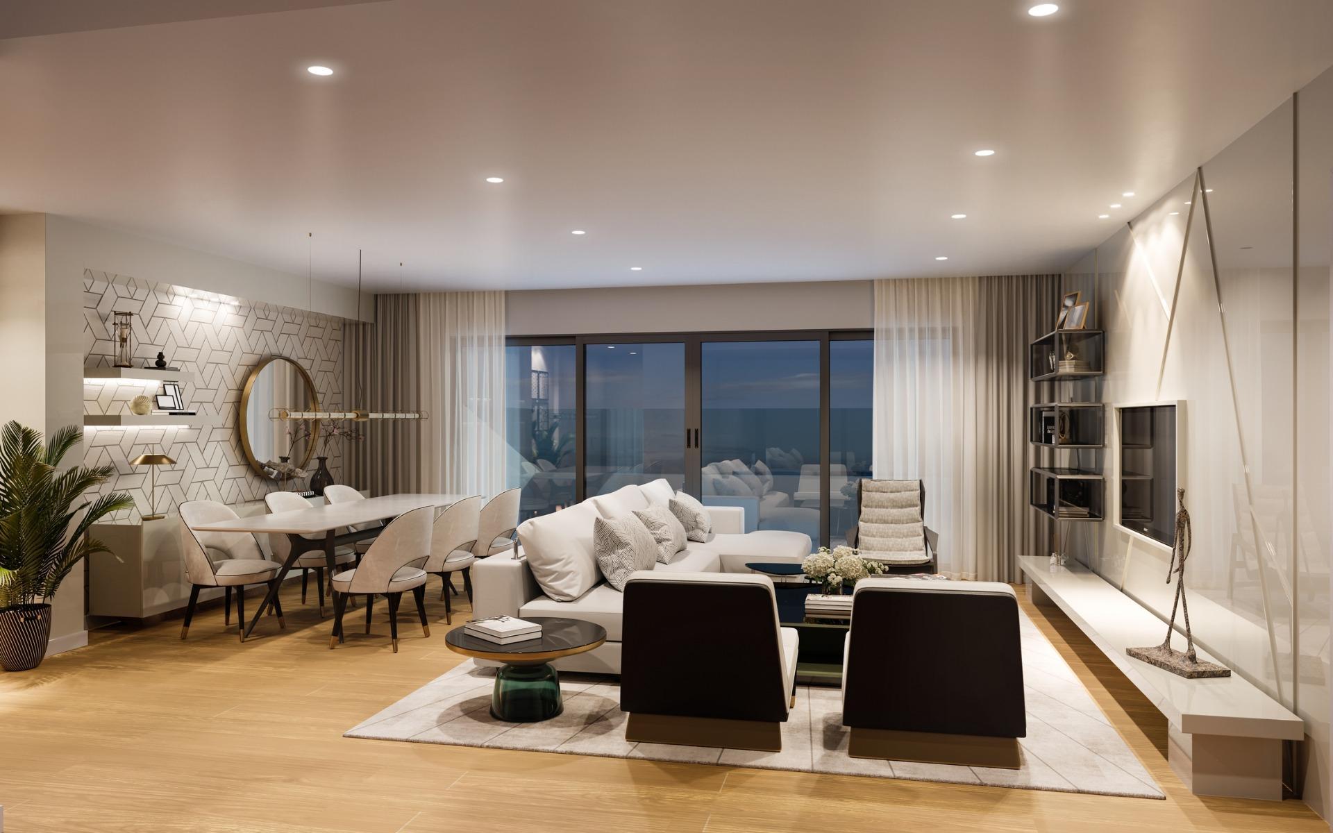 Entrance of the penthouse in Torreblanca del Sol, Fuengirola