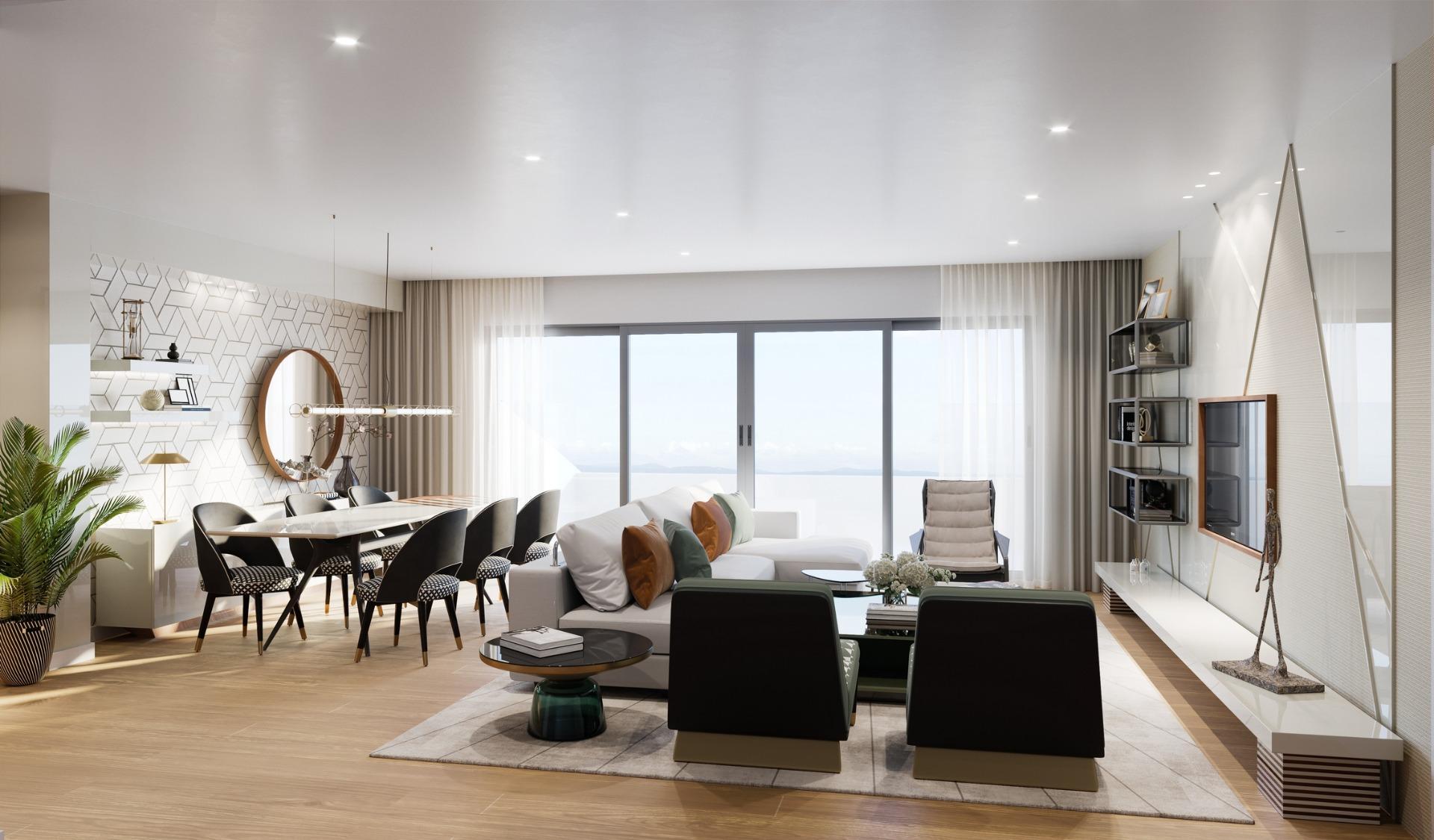 Stairwell of the penthouse in Torreblanca del Sol, Fuengirola