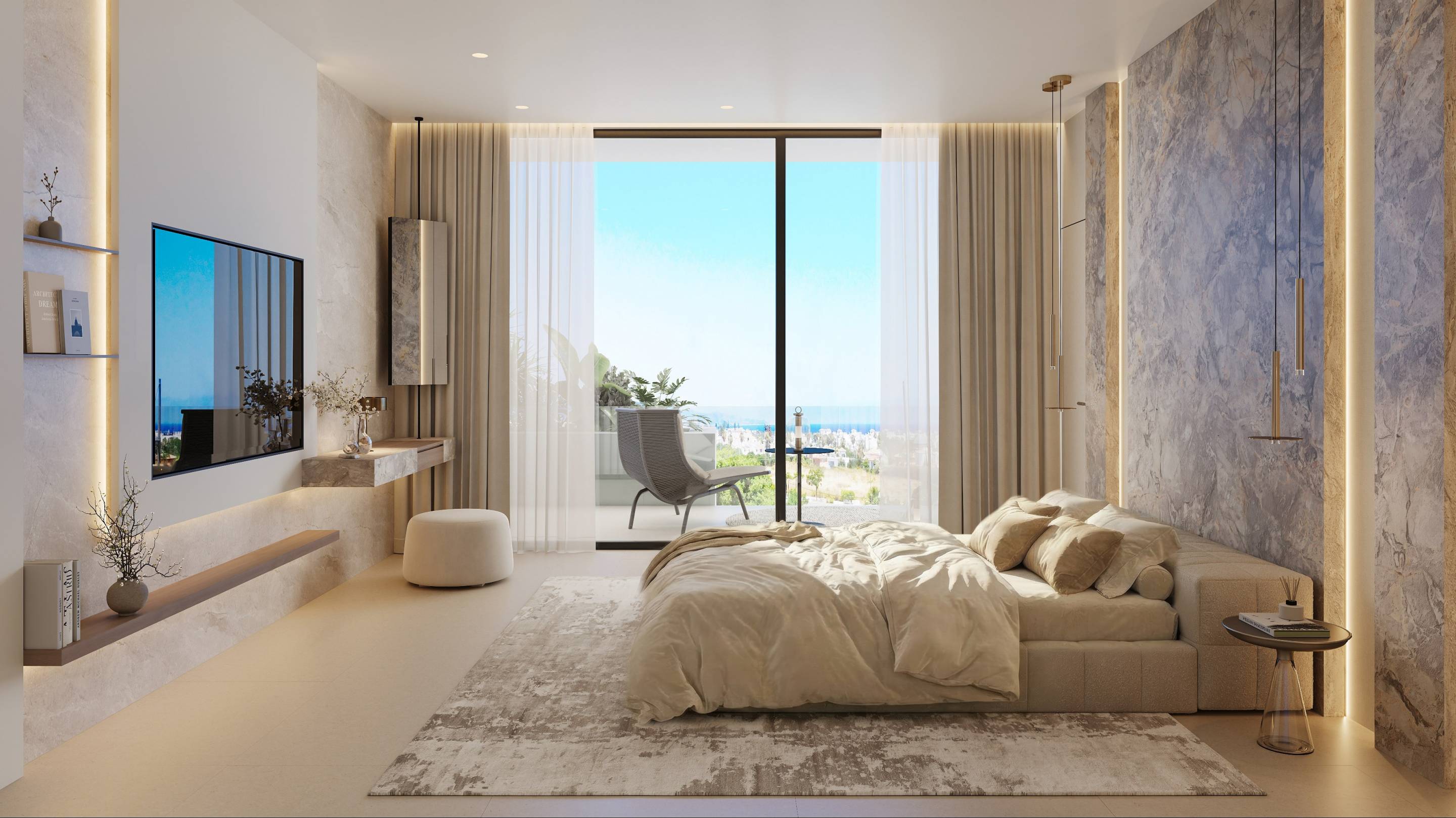 Solarium level with open sky views, new-build villa, San Pedro, Marbella