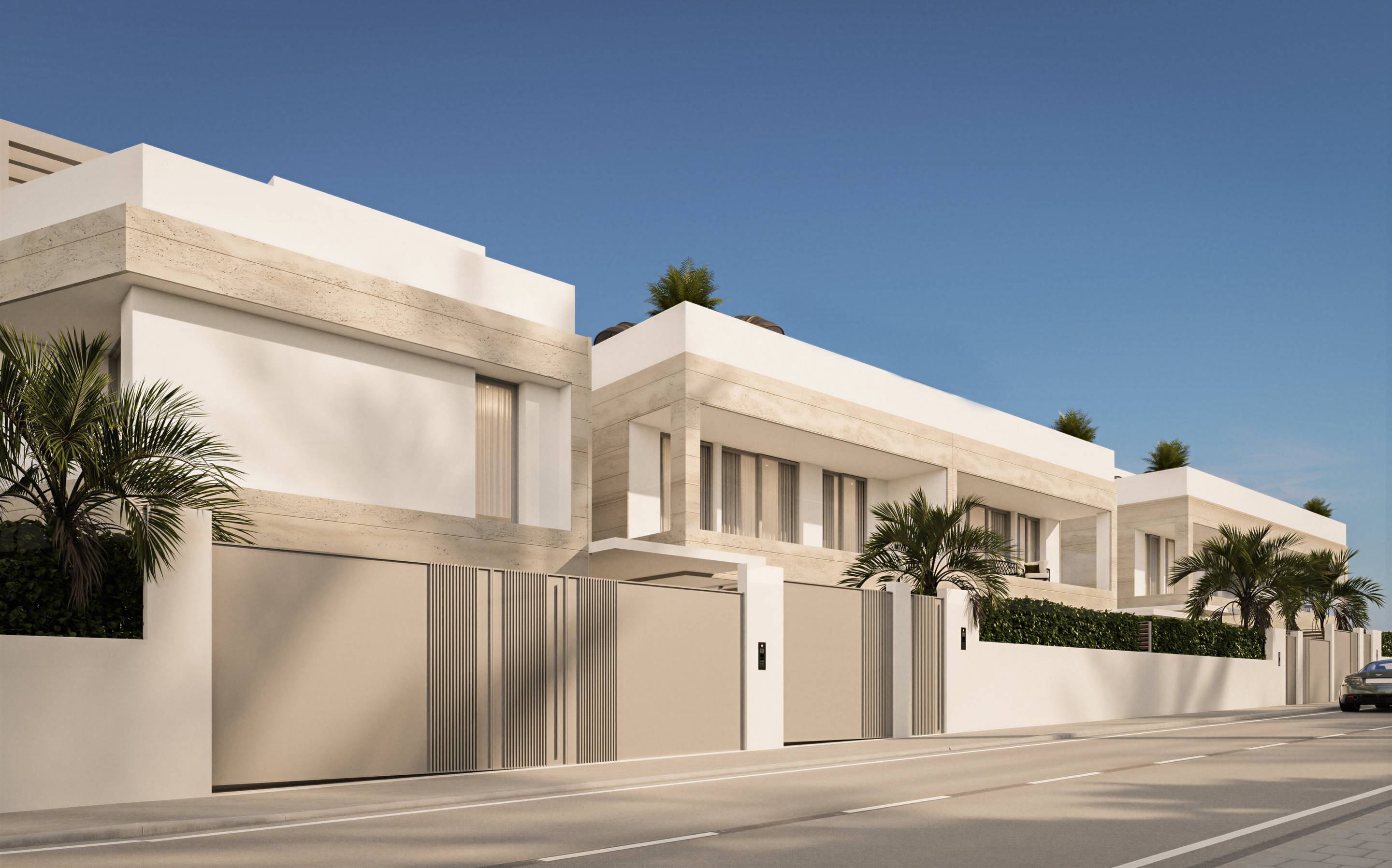 Open-plan living area in 5-bedroom villa, San Pedro, Marbella