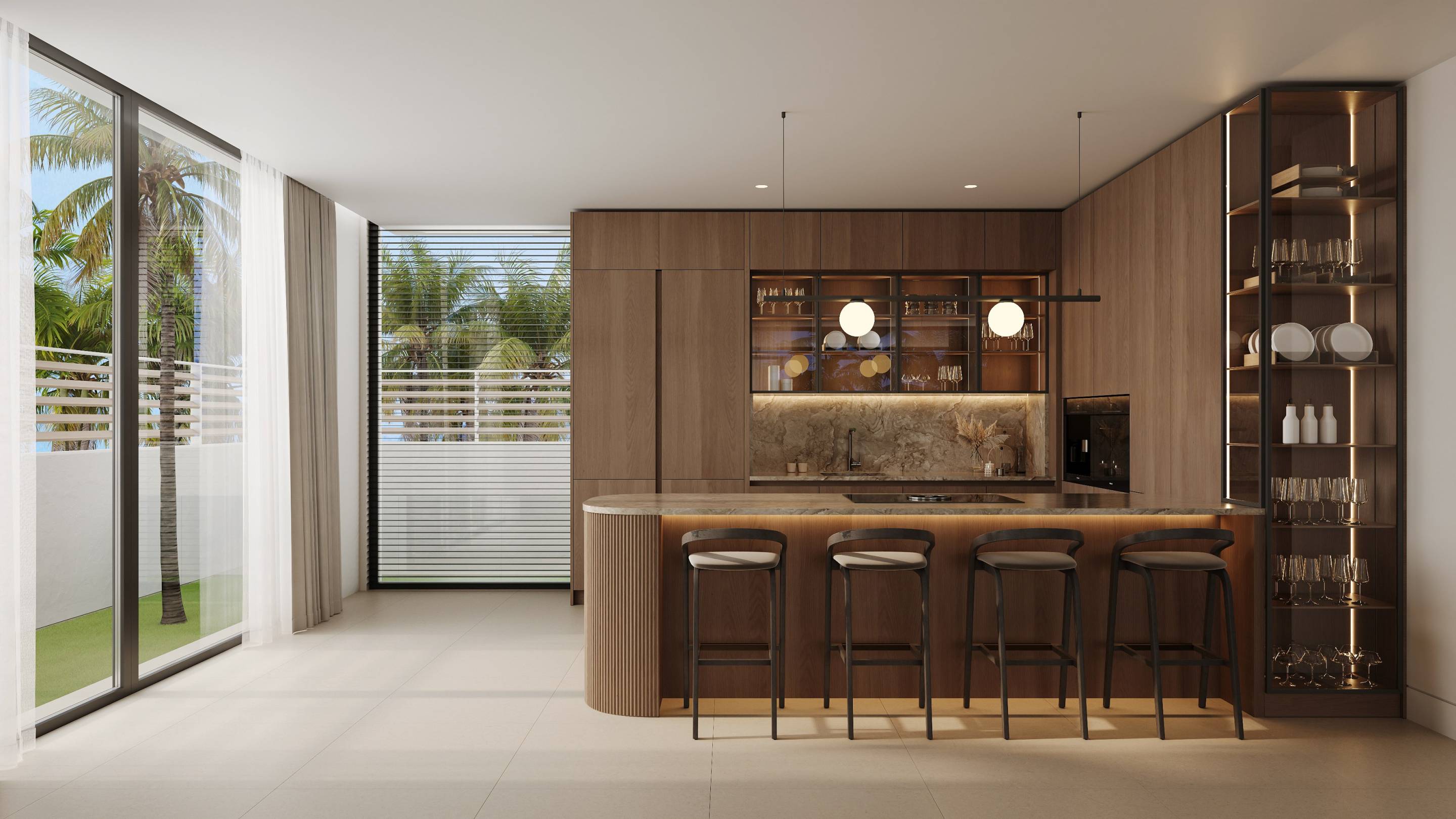 Floor plan view of ground floor, 5-bedroom villa, San Pedro, Marbella
