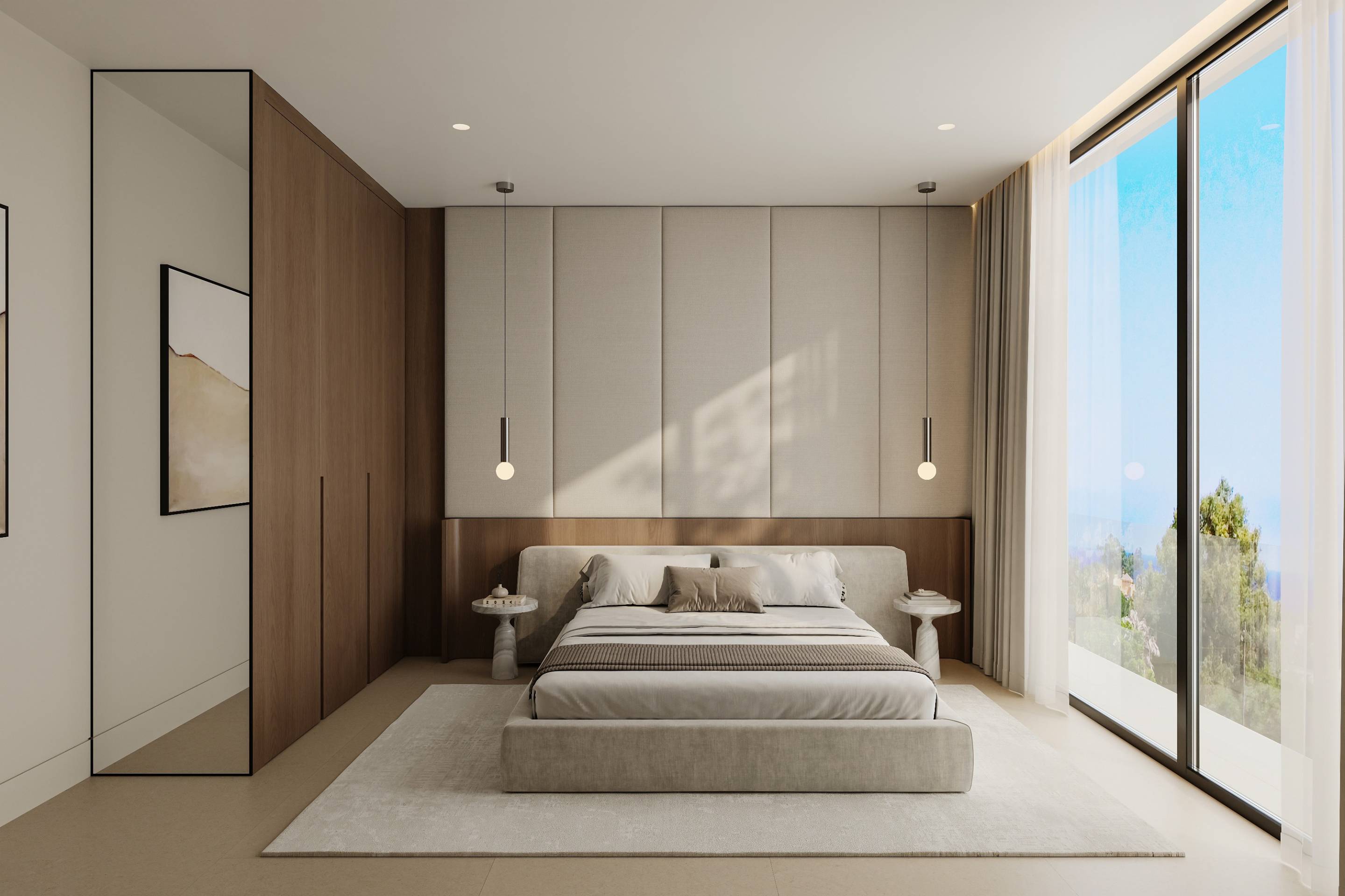 Upper floor terrace, 6-bedroom new-build villa, San Pedro, Marbella