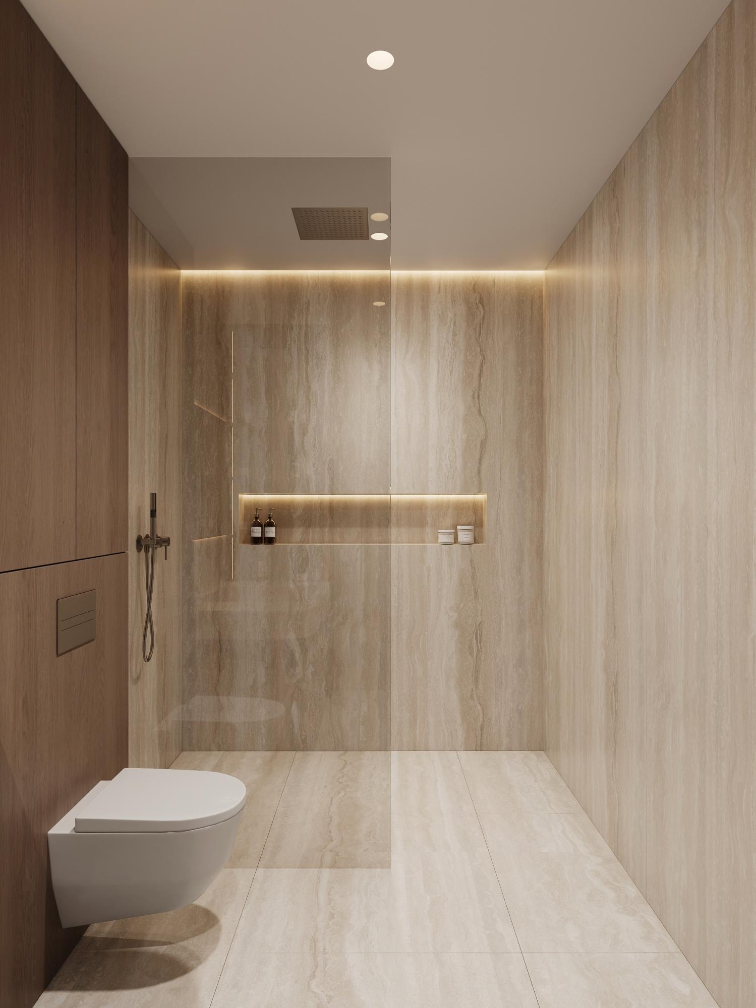 Detail of contemporary finishes in new-build villa, San Pedro, Marbella