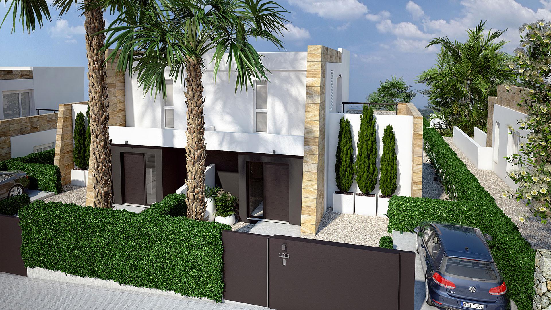 Hallway and entrance area in 3-bedroom townhouse, Algorfa