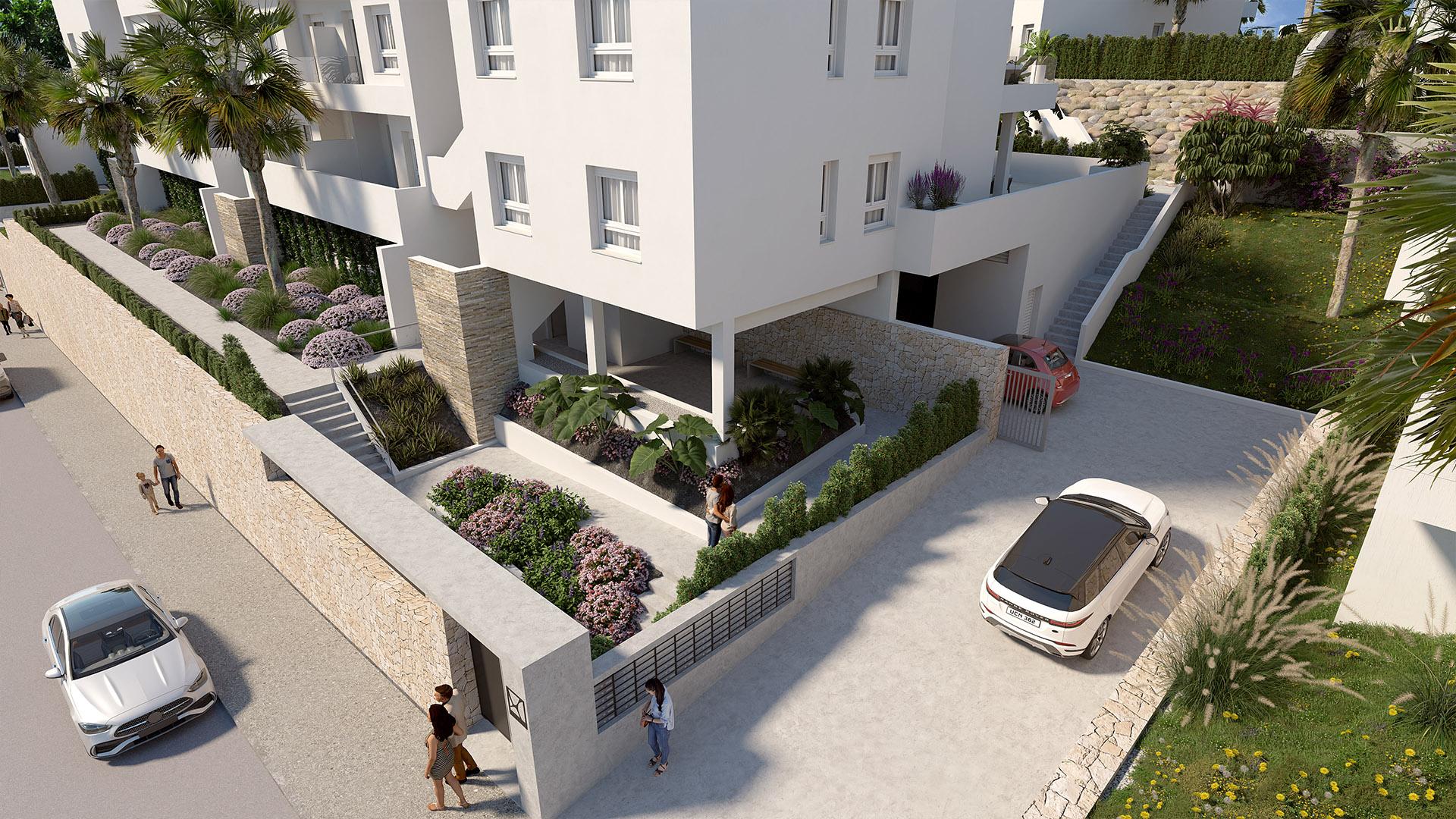 Open-plan kitchen and dining area in 3-bedroom townhouse, Algorfa
