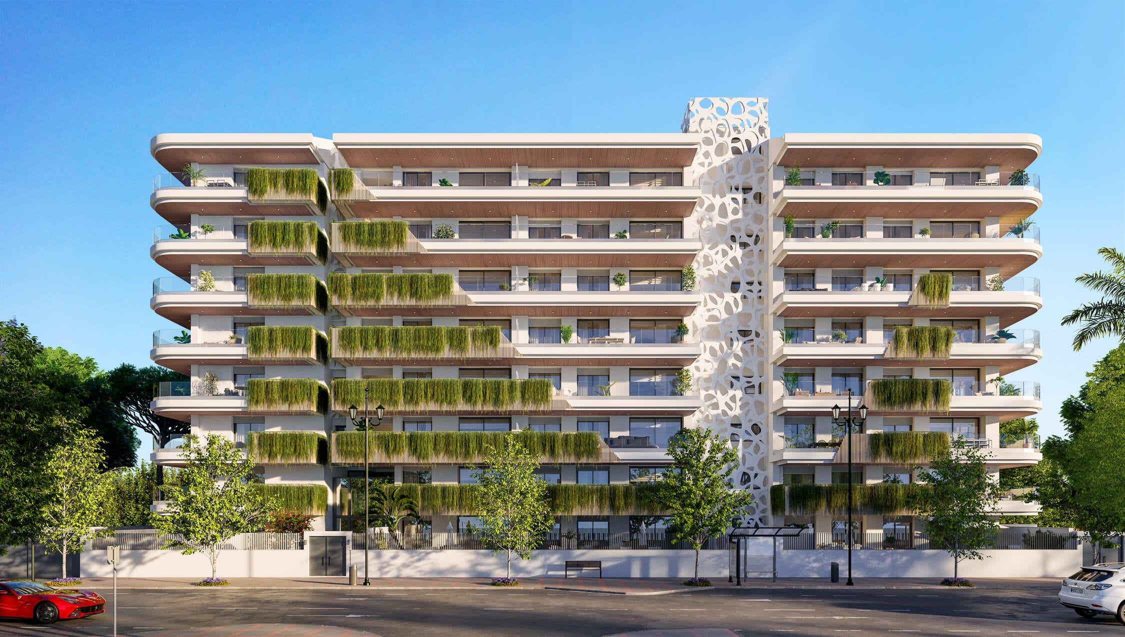 Aerial render of Jade Tower