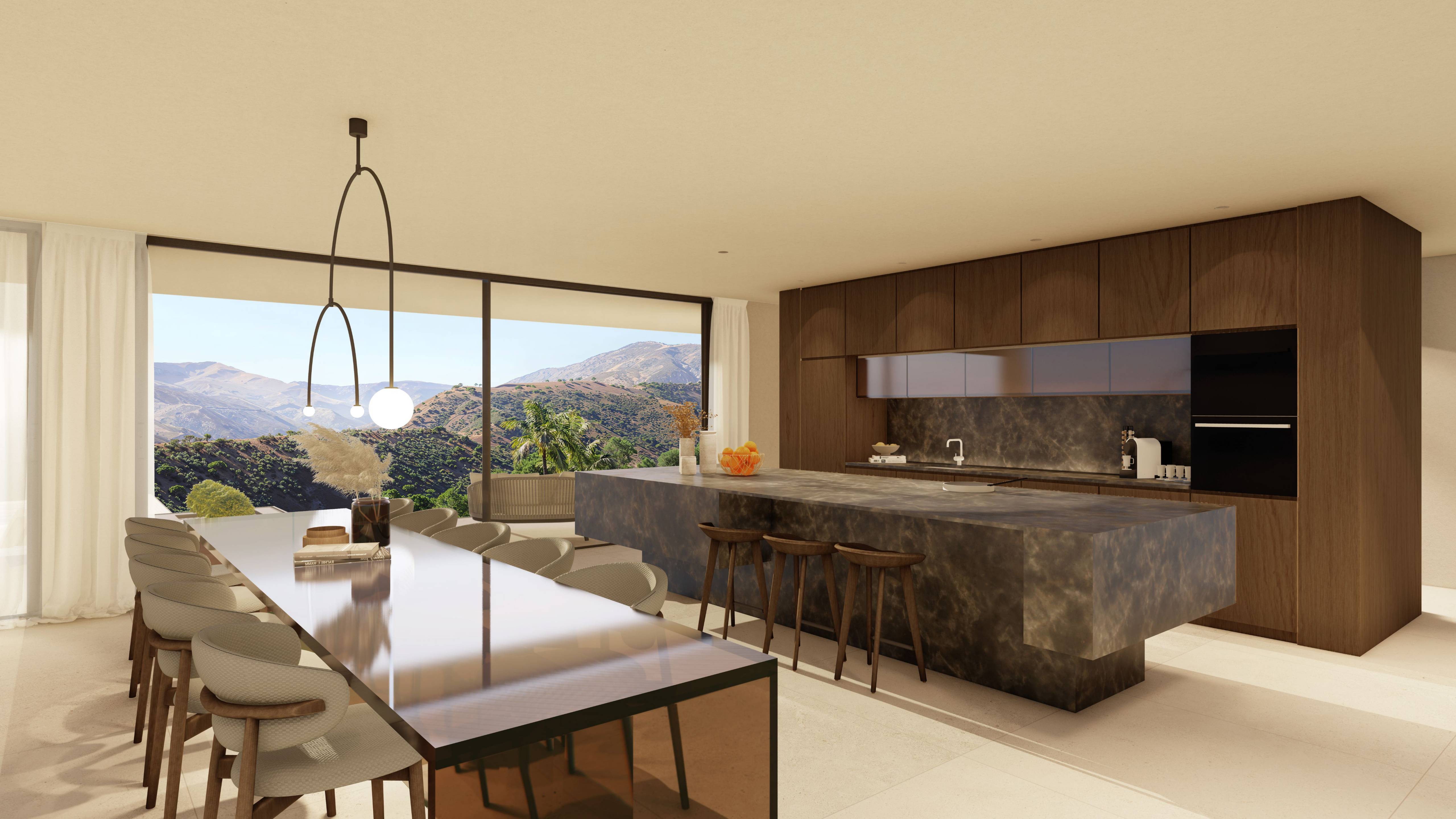 Living area in 6-bedroom villa, Montemayor-Marbella Club, Benahavis