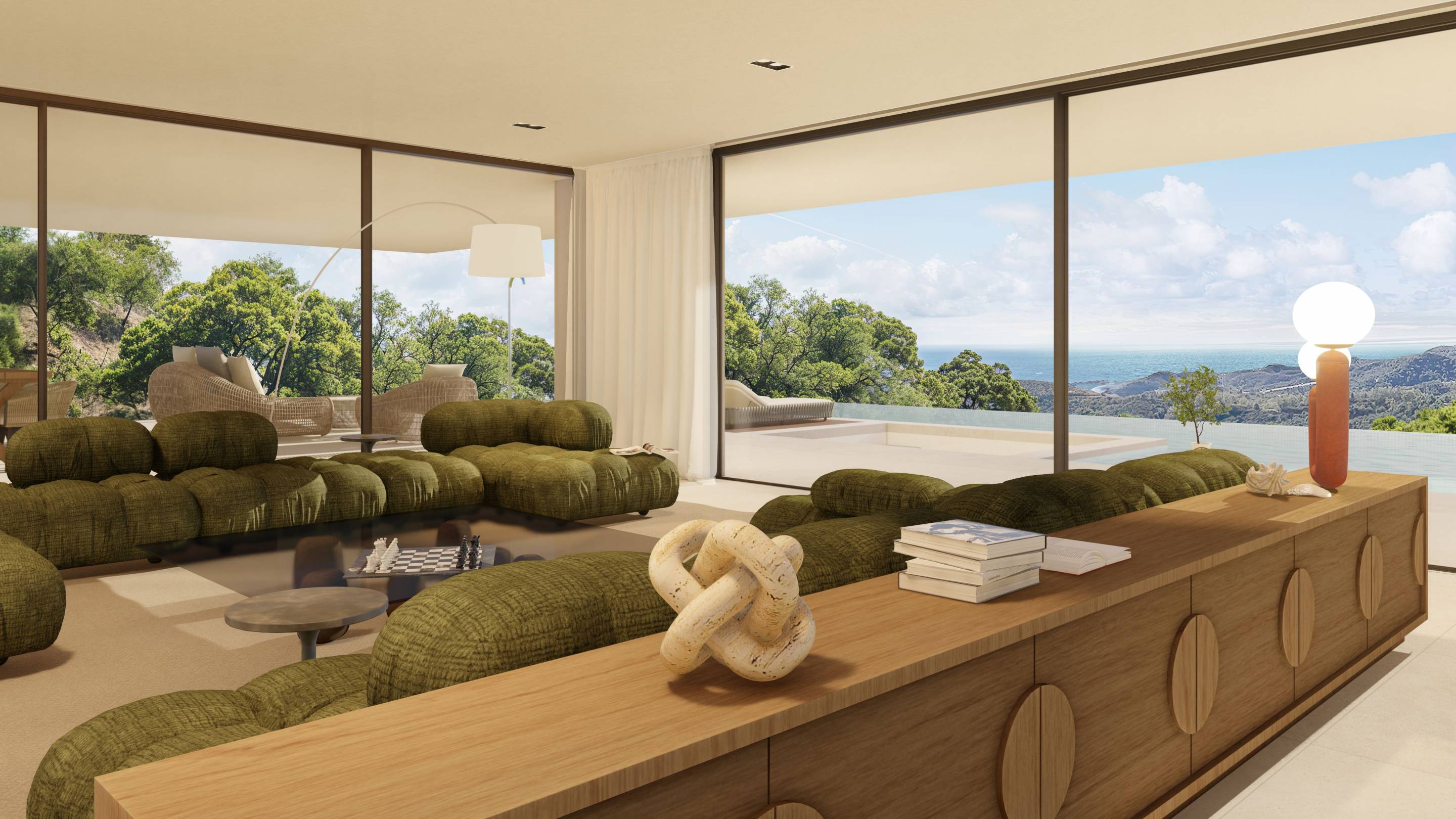 Kitchen in 6-bedroom villa, Montemayor-Marbella Club, Benahavis