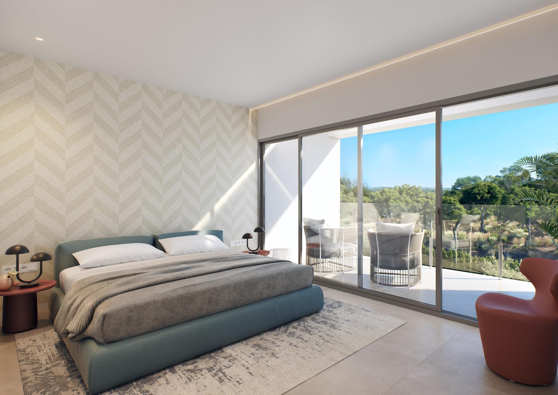Third bedroom in 3-bedroom villa, Las Colinas Golf, Orihuela