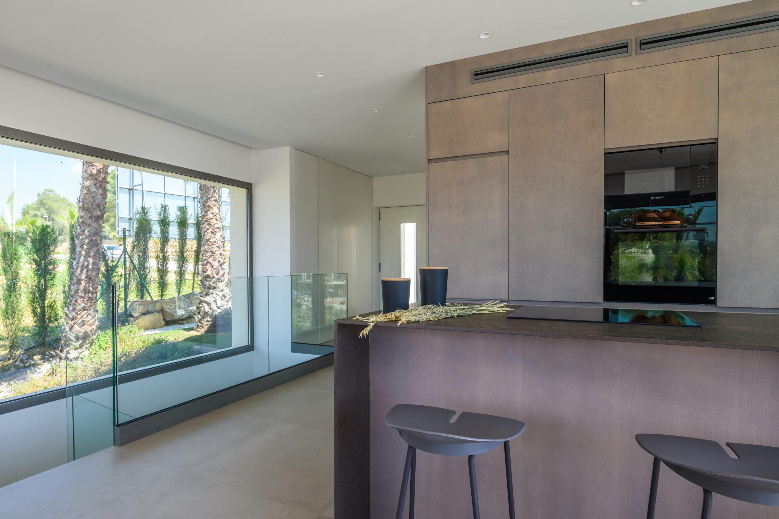 Bathroom with walk-in shower, new-build villa in Las Colinas Golf