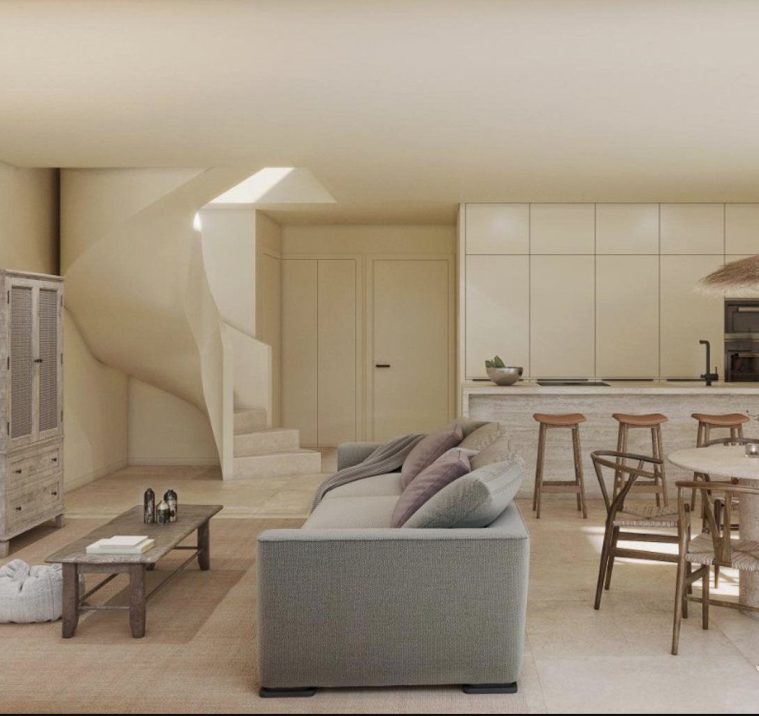 Driveway and parking space, new-build villa in Las Colinas Golf