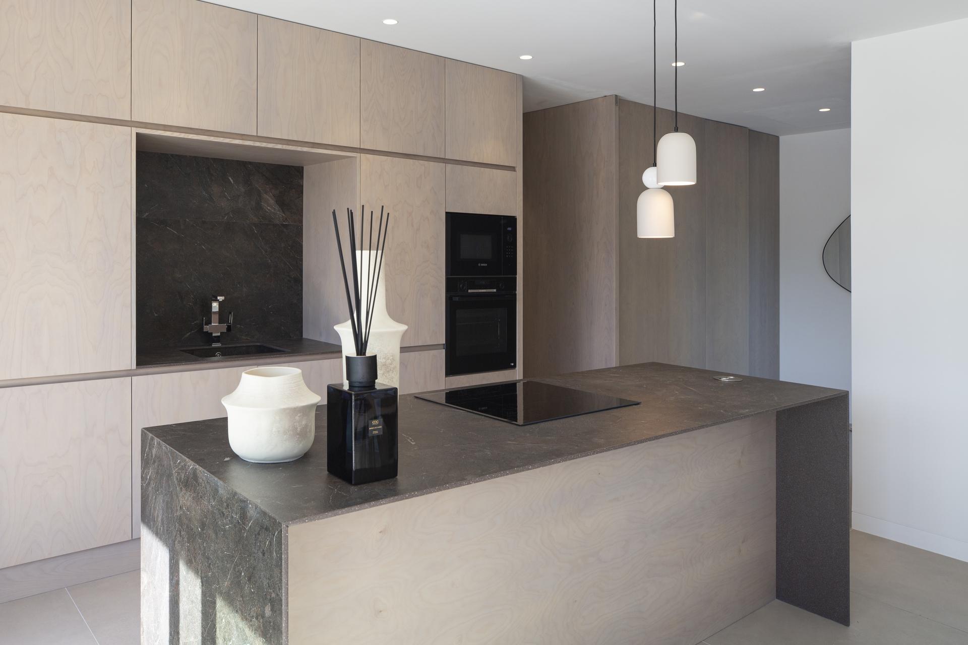 Interior hallway and door detail, new-build villa in Las Colinas Golf