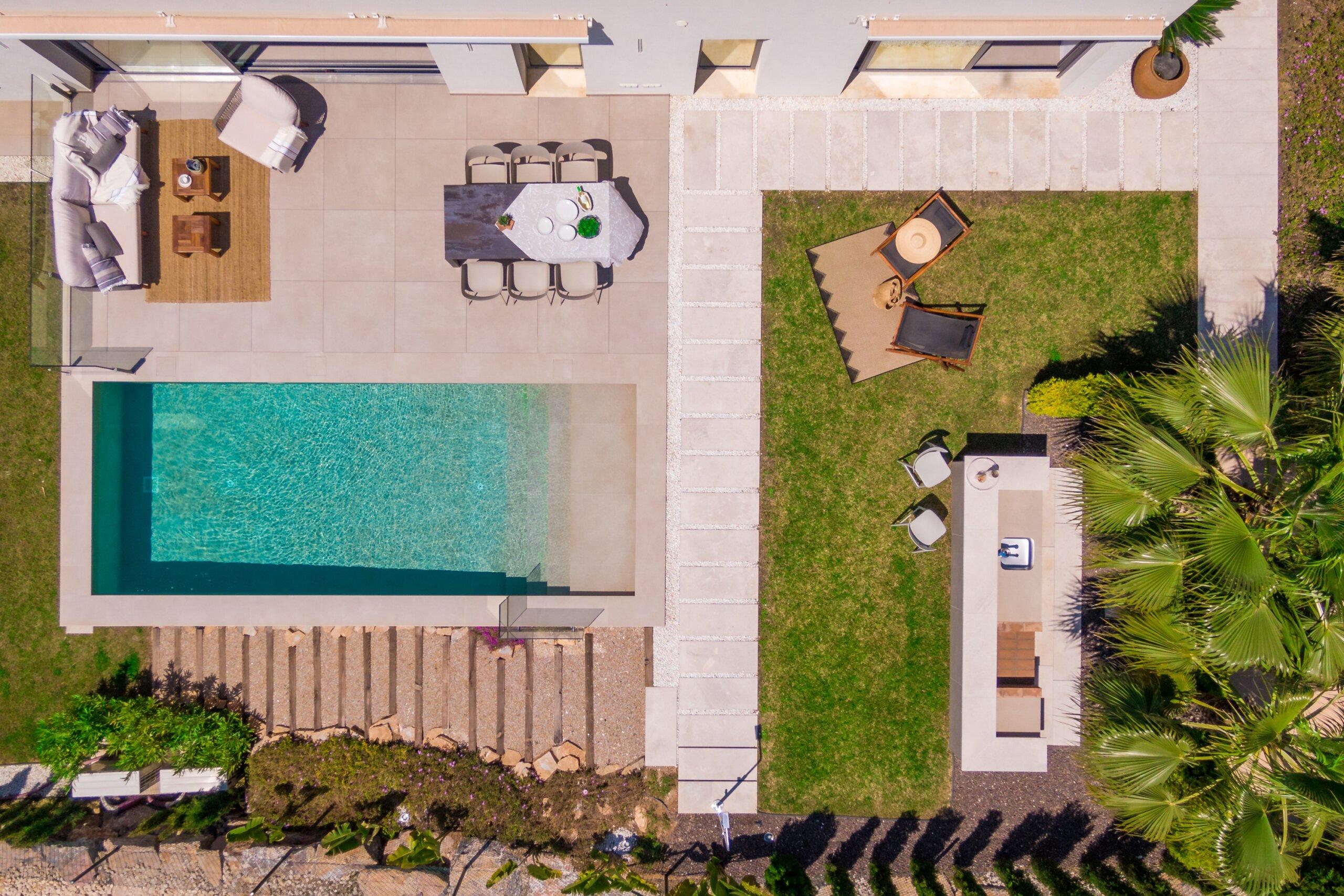 Open terrace with outdoor furniture space, Las Colinas Golf villa