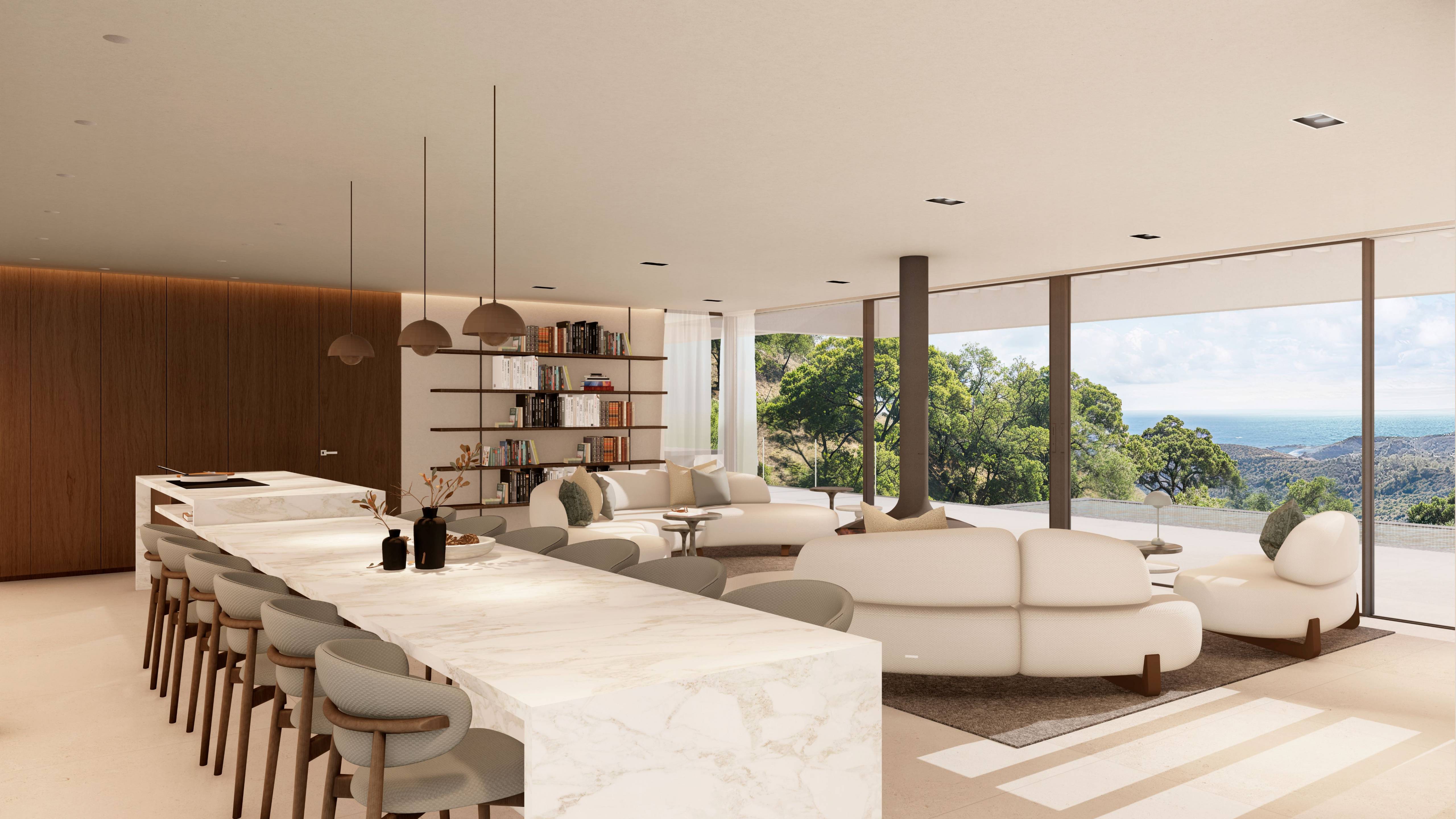 Ensuite bathroom in 6-bedroom villa, Montemayor-Marbella Club, Benahavis