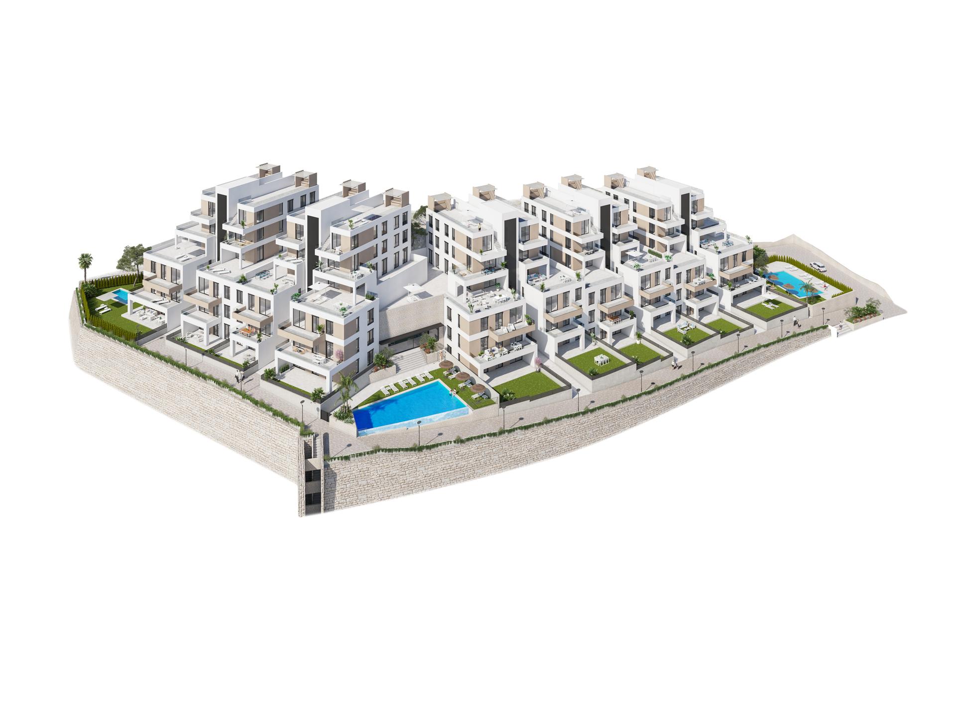 Living area in 3-bedroom apartment, Las Salinas