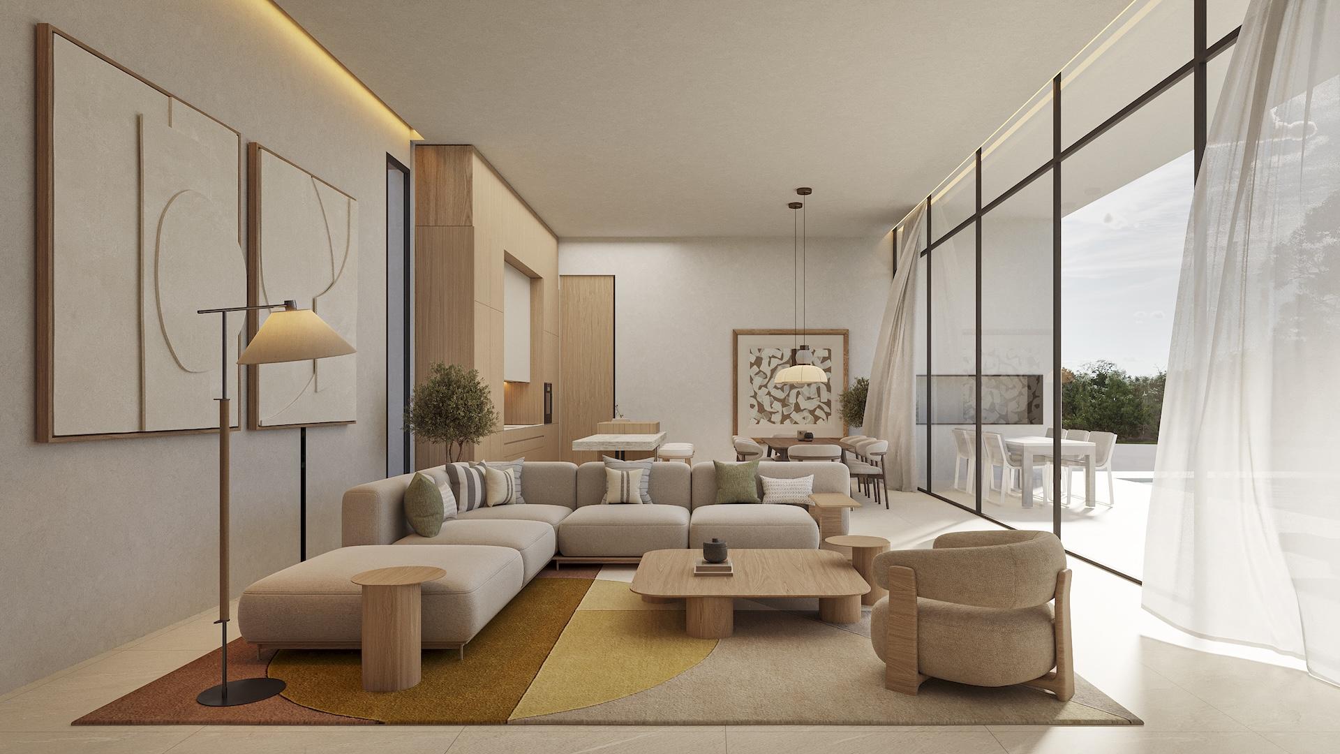 Terrace or outdoor area in new-build villa, Calpe Town
