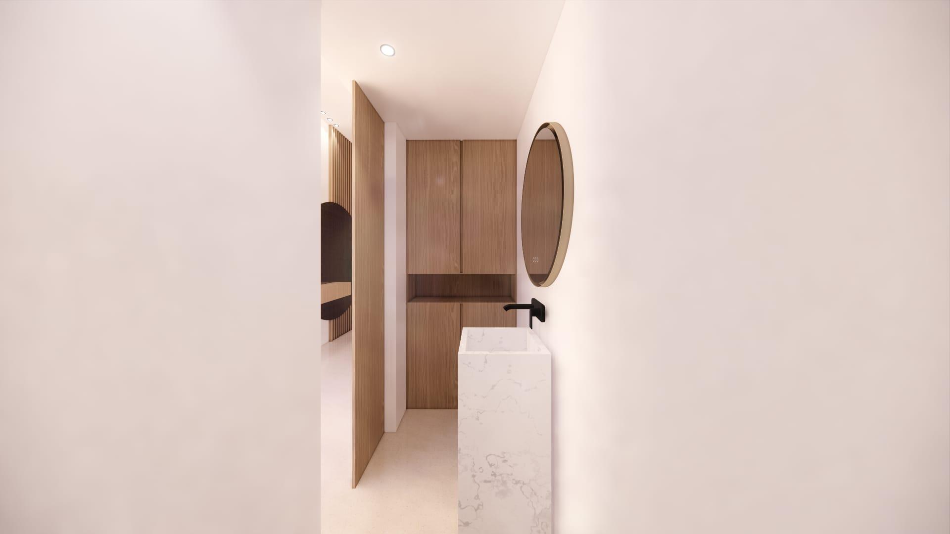 En-suite bathroom in new-build villa, Pinar de Campoverde
