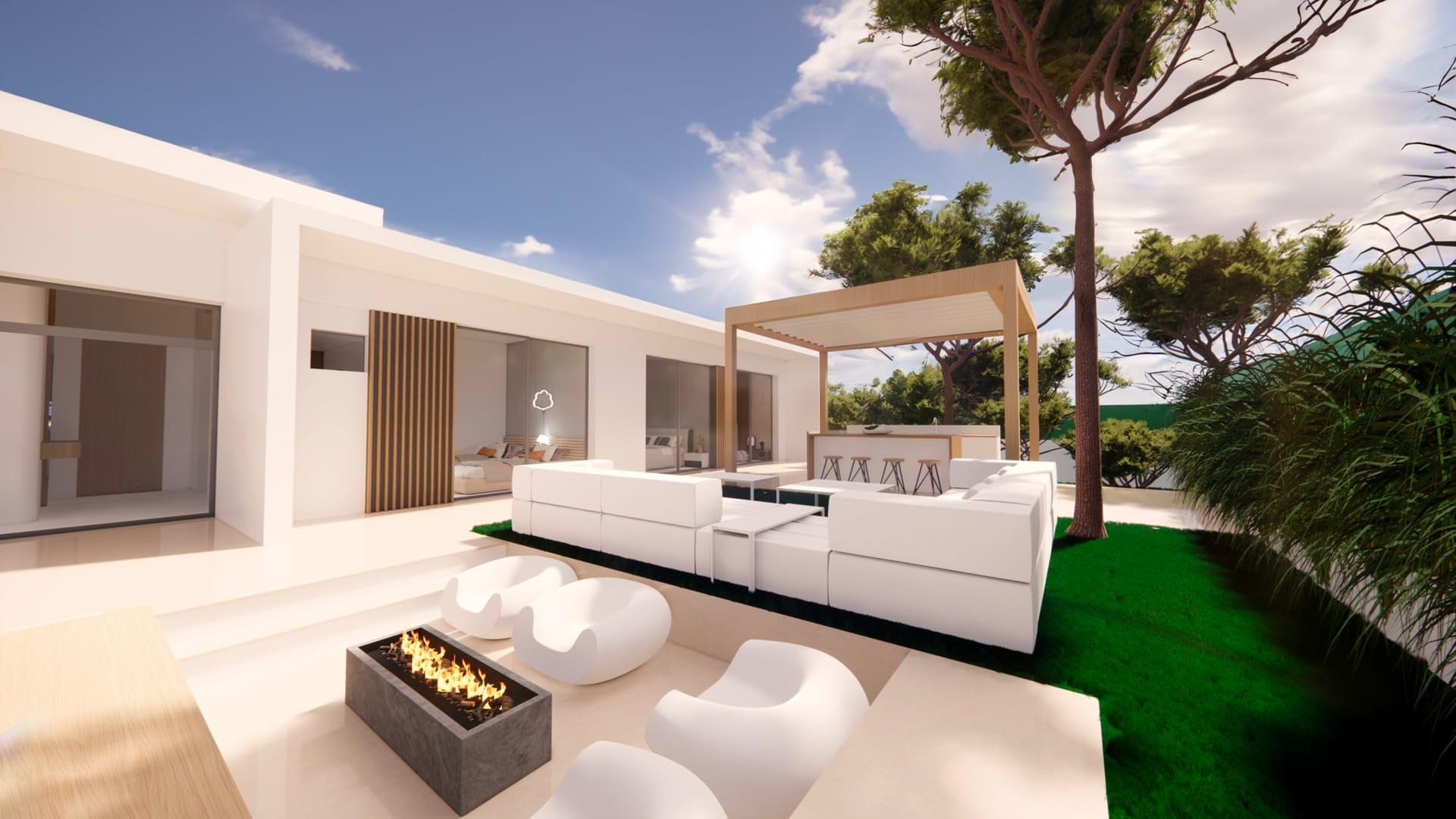Plot and garden space at new-build villa, Pinar de Campoverde