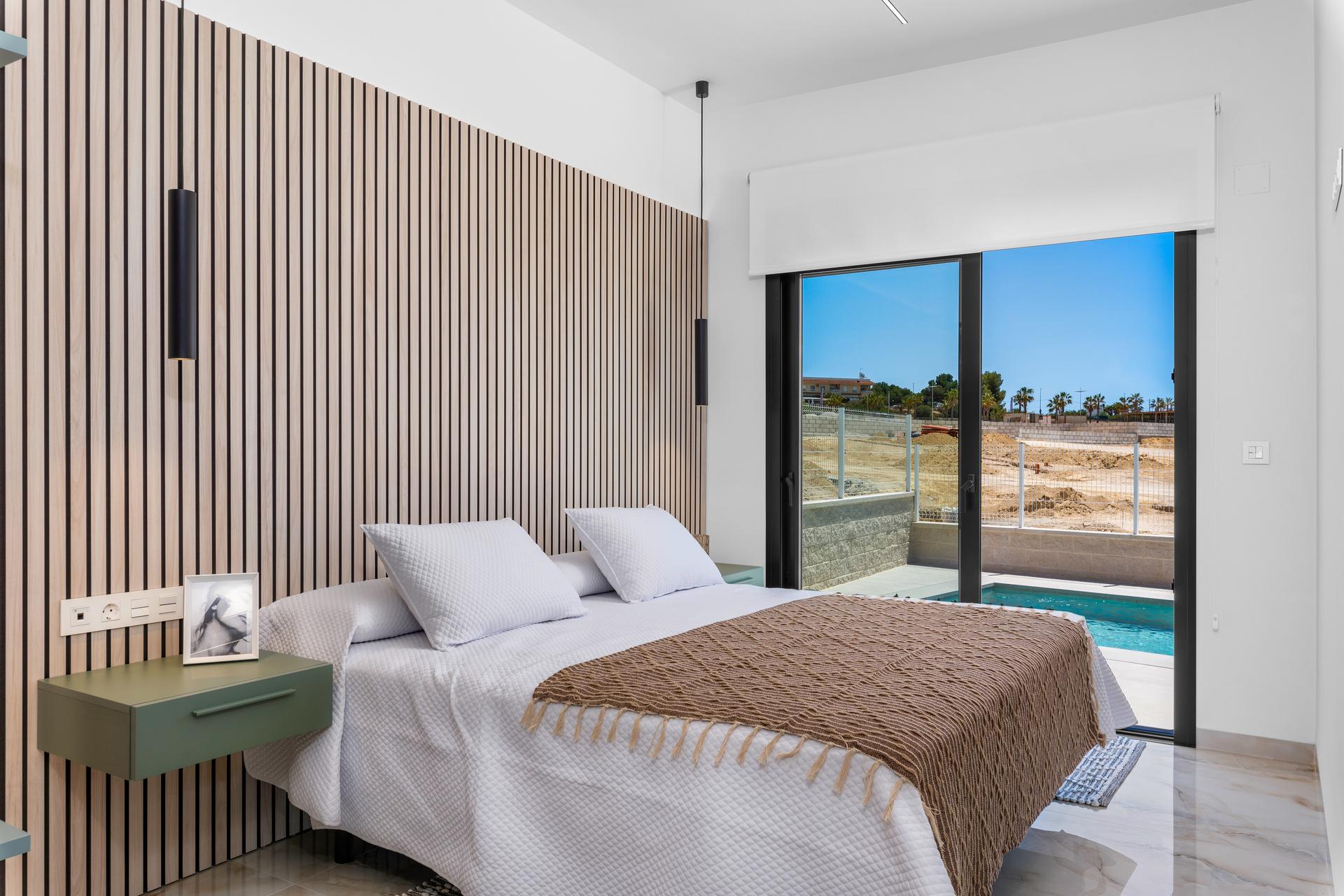 Interior hallway finish in 3-bedroom new-build villa, Algorfa