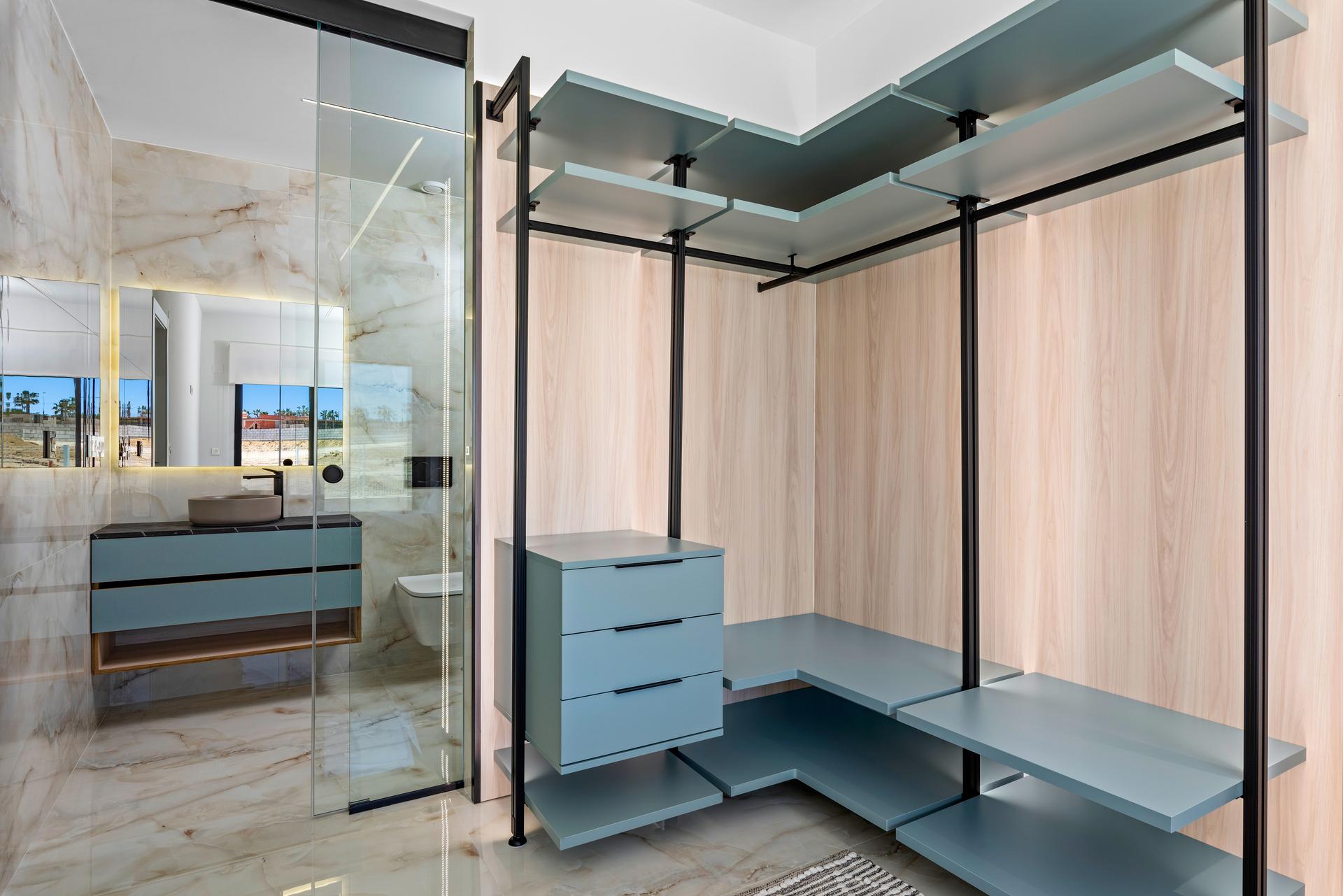 Kitchen appliance and worktop detail, new-build villa, Algorfa