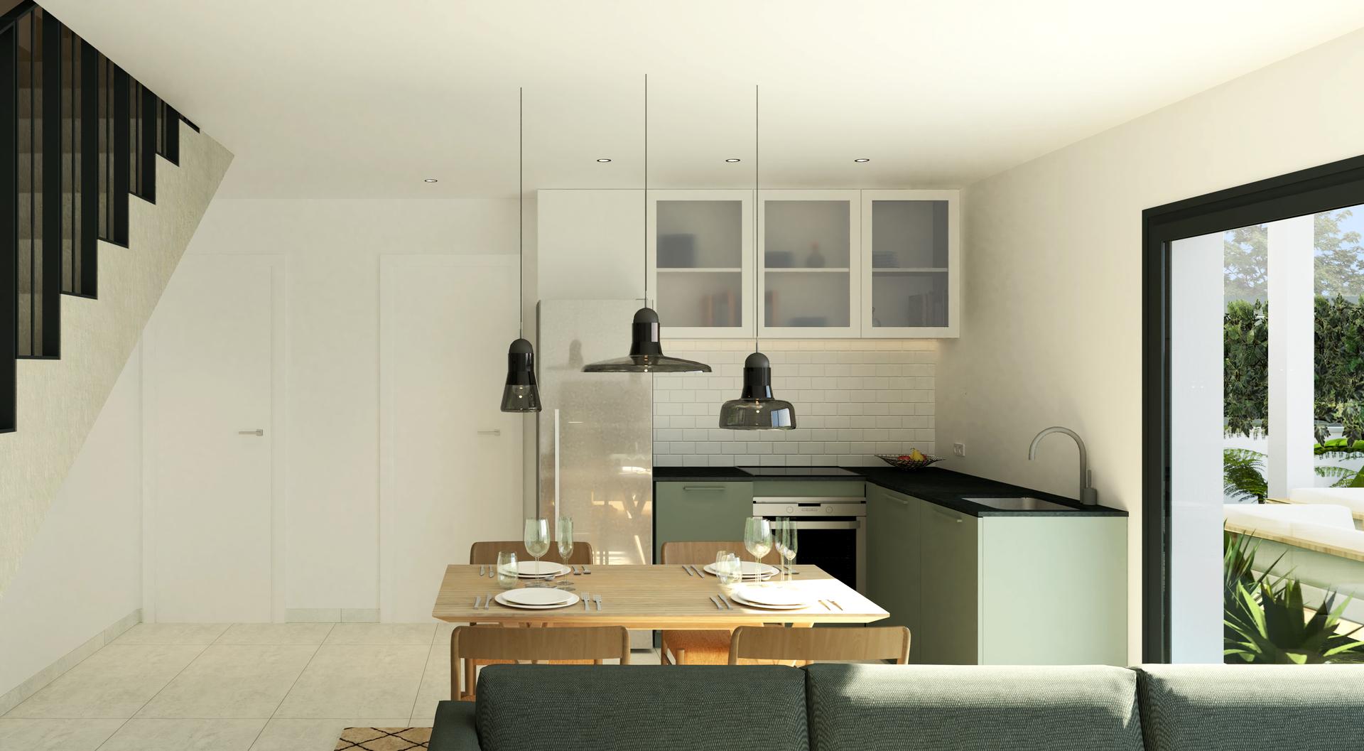 Kitchen in 3-bedroom townhouse, Monte y Mar Bajo, Gran Alacant