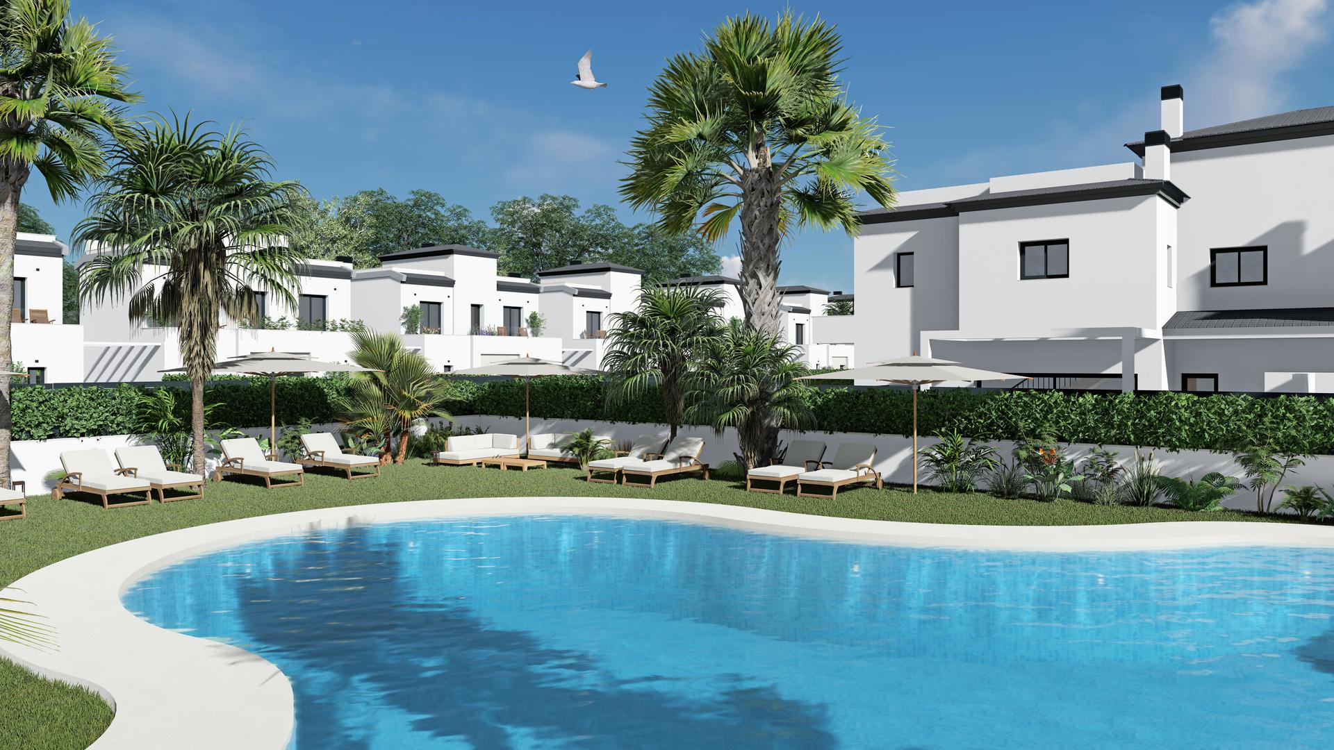 Bedroom in 3-bedroom townhouse, Monte y Mar Bajo, Gran Alacant