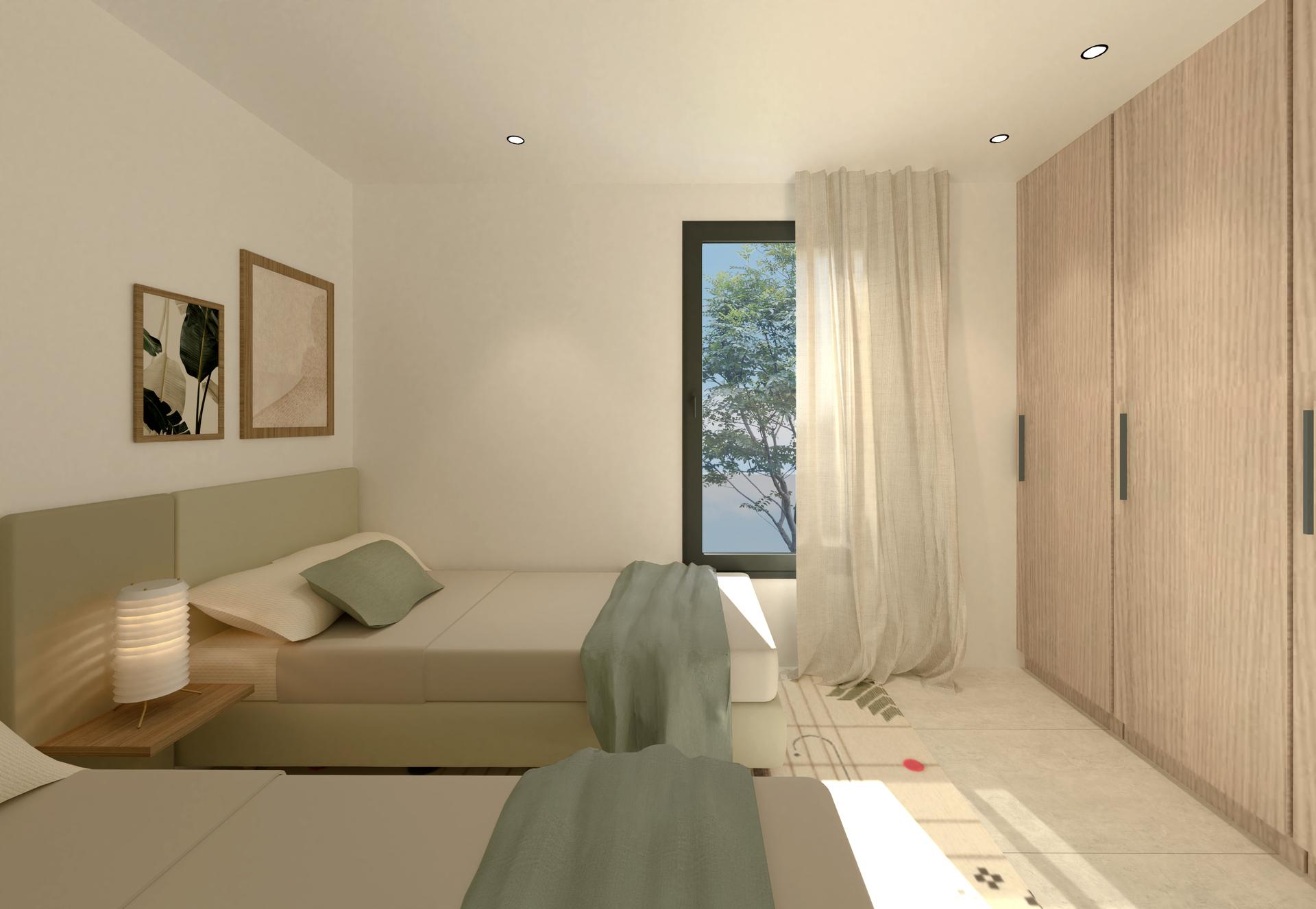 Third bedroom in 3-bedroom townhouse, Monte y Mar Bajo, Gran Alacant