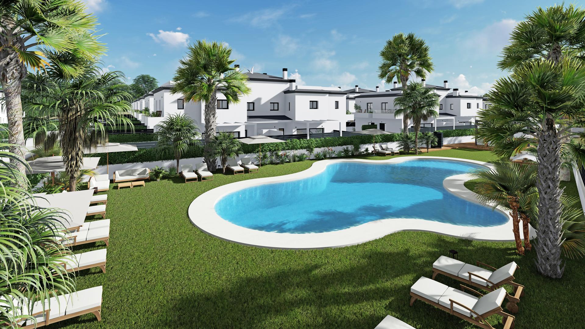 Second bedroom in 3-bedroom townhouse, Monte y Mar, Gran Alacant
