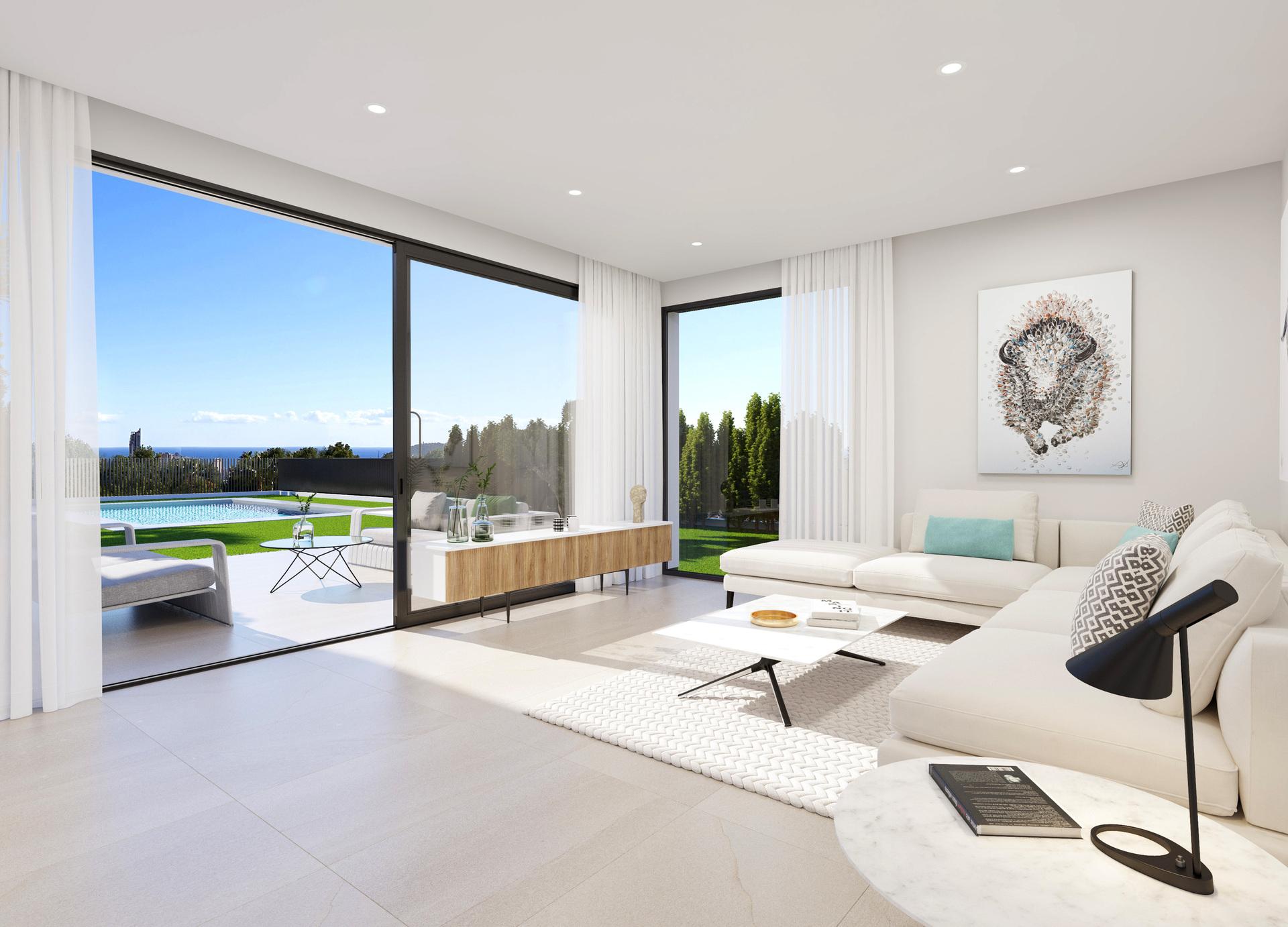 Third bathroom in 3-bedroom new-build villa, Finestrat Hills