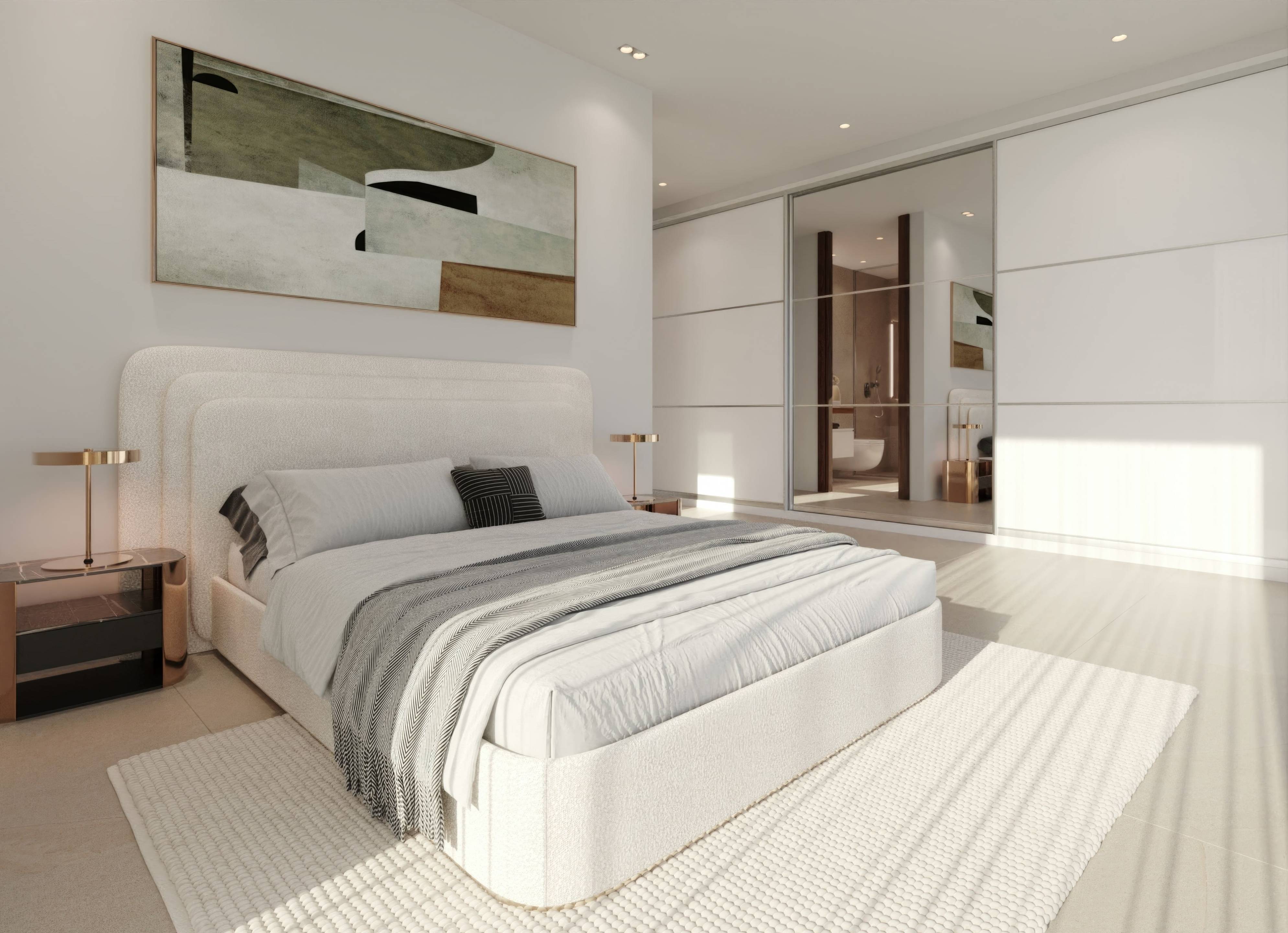 Communal pool within new-build villa development, Finestrat Hills