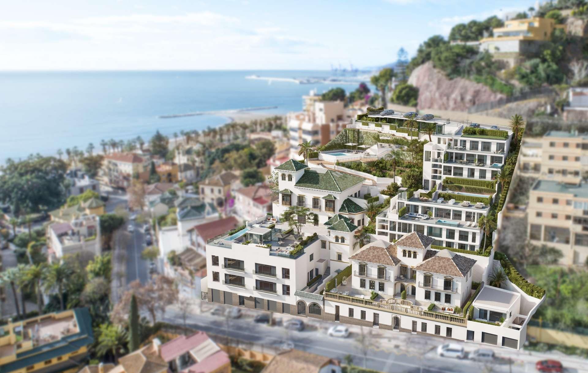 New-build apartment for sale in Malagueta-Monte Sancha, Málaga - first-floor exterior view