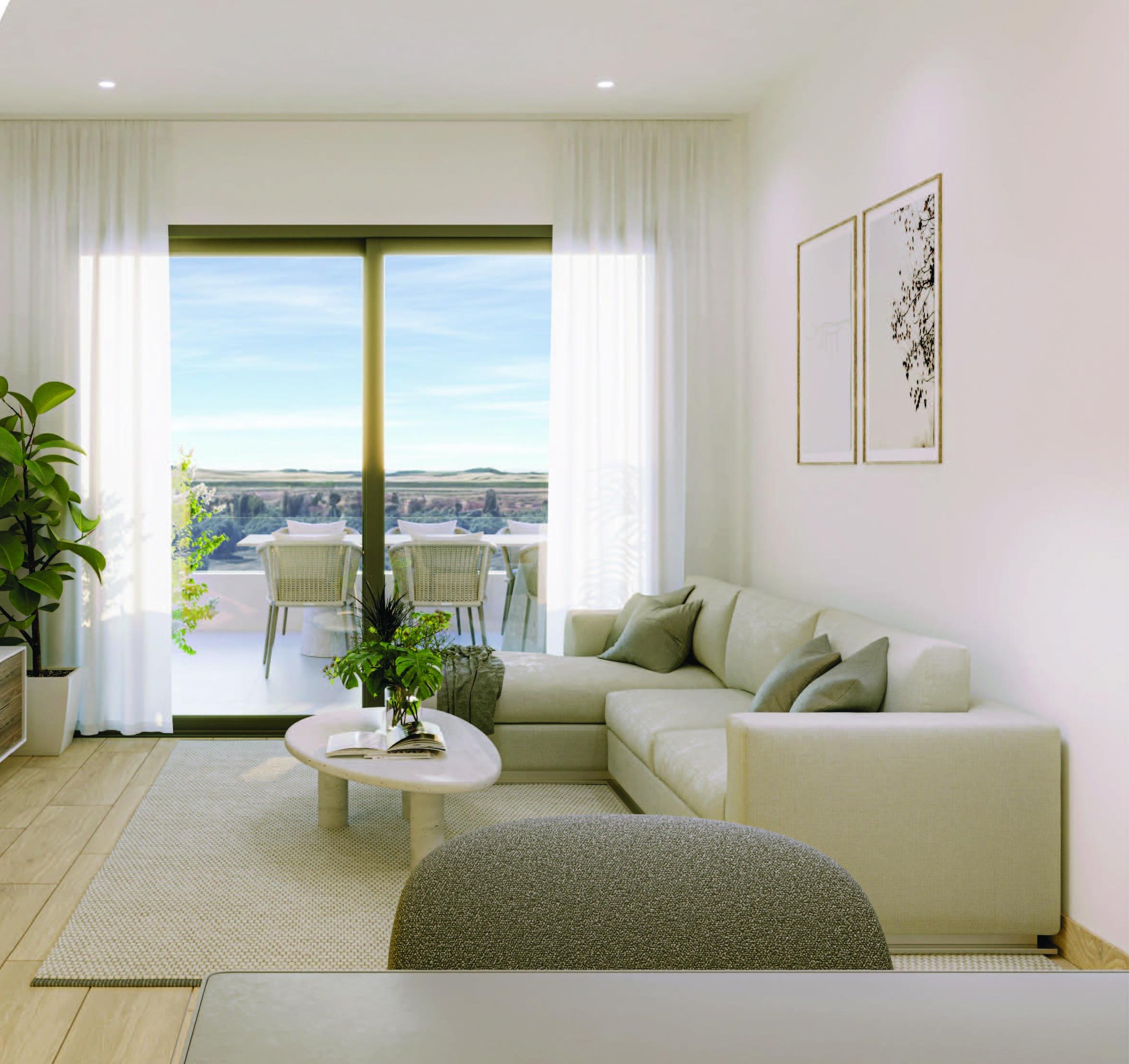 Second view of the penthouse interior, El limonar