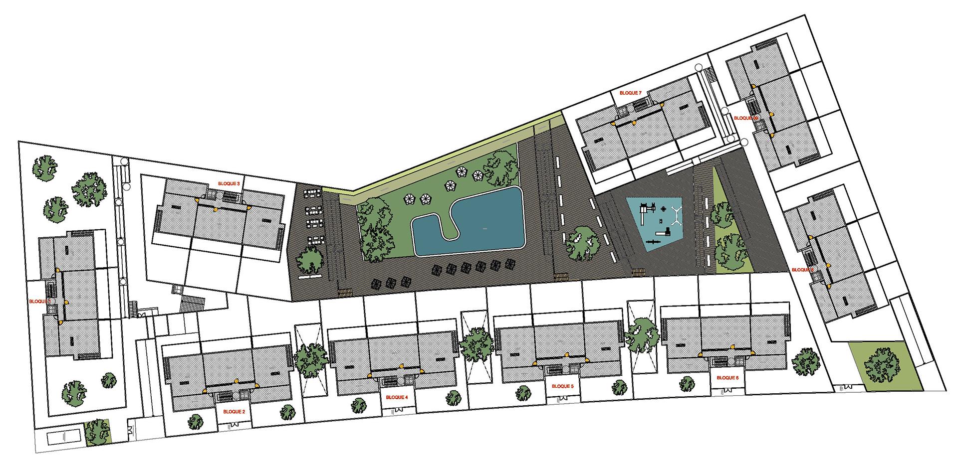 Floor plan of the 2-bedroom penthouse in Seascape resort (view 22)