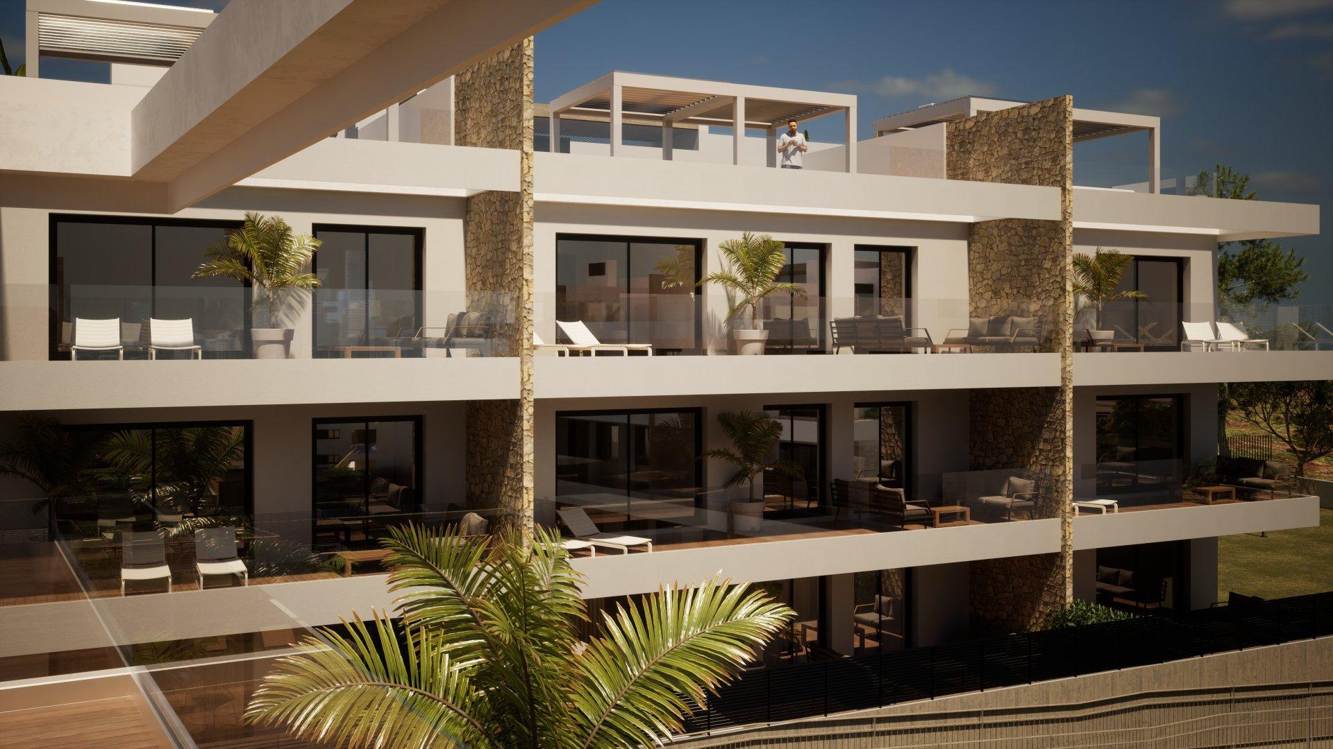 Second view of the penthouse interior, Seascape resort