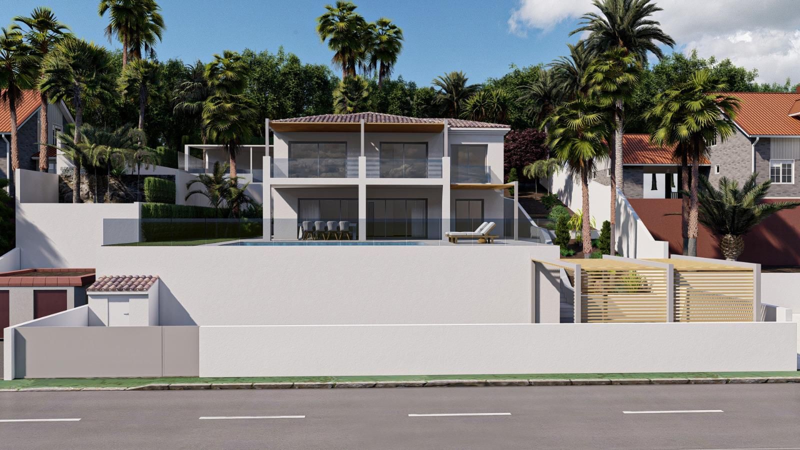 Pool area or outdoor leisure space in villa plot, Zona de Mascarat