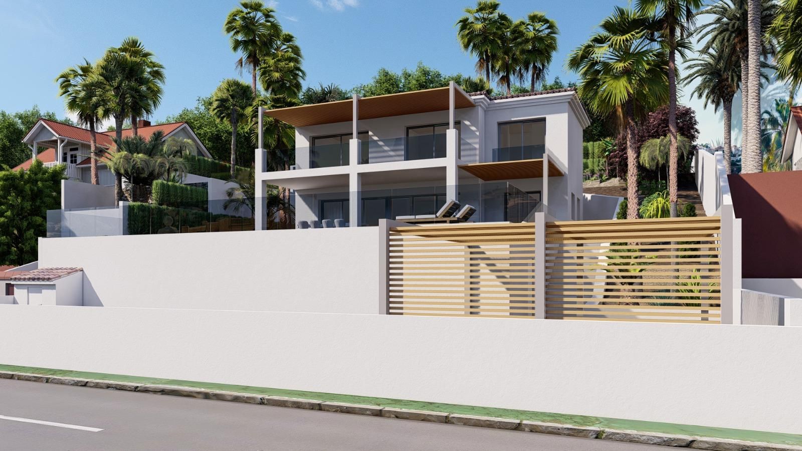 Surrounding landscape and road access near villa, Zona de Mascarat