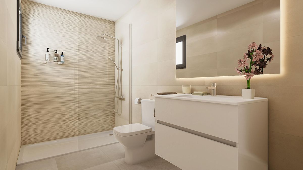 Built-in wardrobe in main bedroom, new-build apartment, Arroyo Vaquero