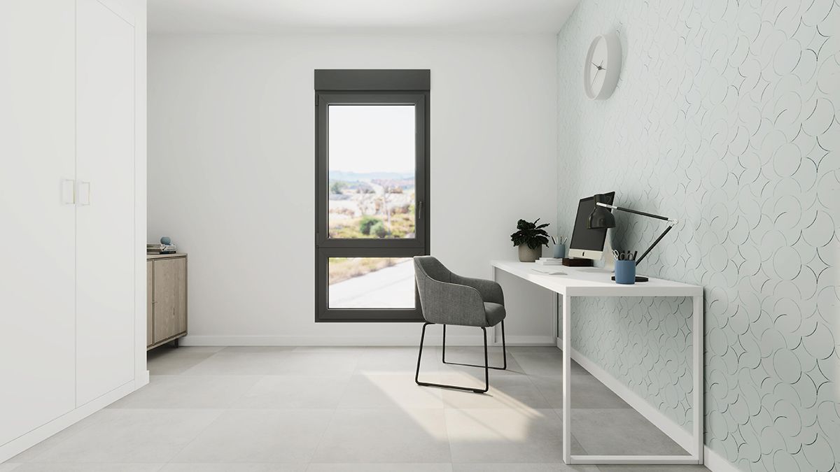 Pool surround and sun terrace in residential development, Arroyo Vaquero