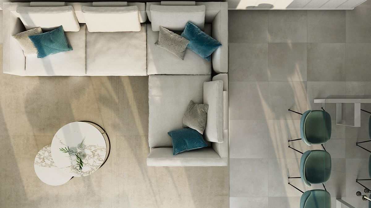 En-suite bathroom in new-build penthouse, Arroyo Vaquero